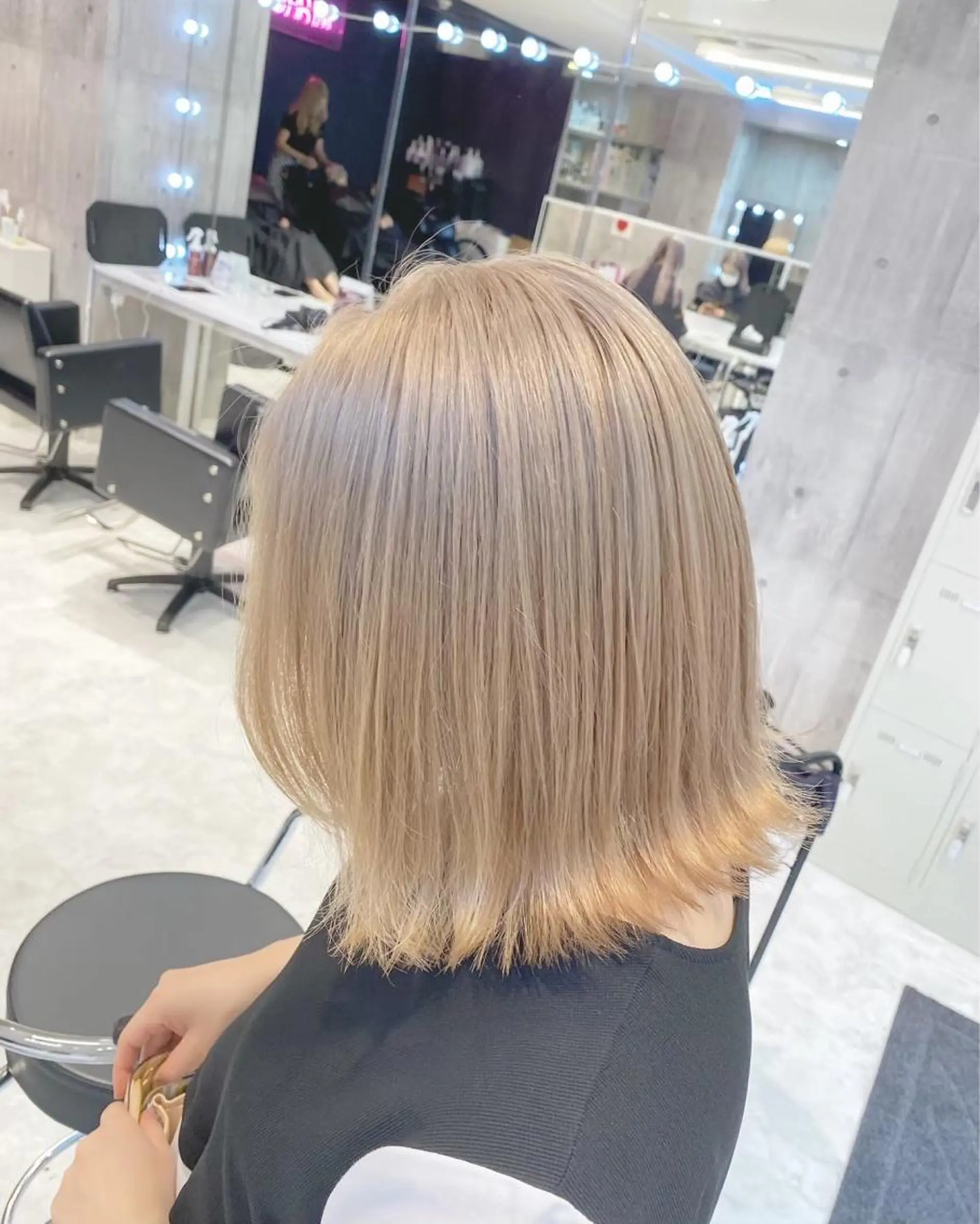 ミディアム カラー ヘアカラー トリートメント ダブルカラー特化💍 tiam💍韓国ヘアのヘアスタイル