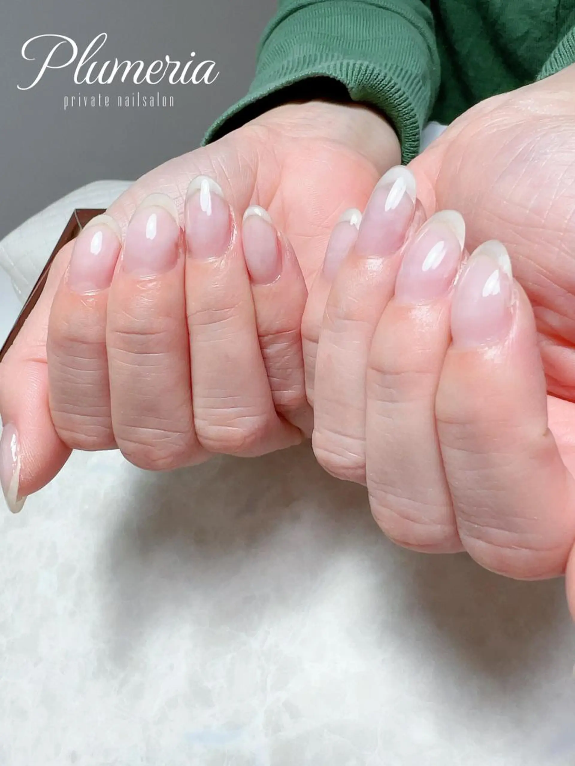 ネイル クリアネイル ワンカラーネイル Malama ___Ayakaのネイルデザイン