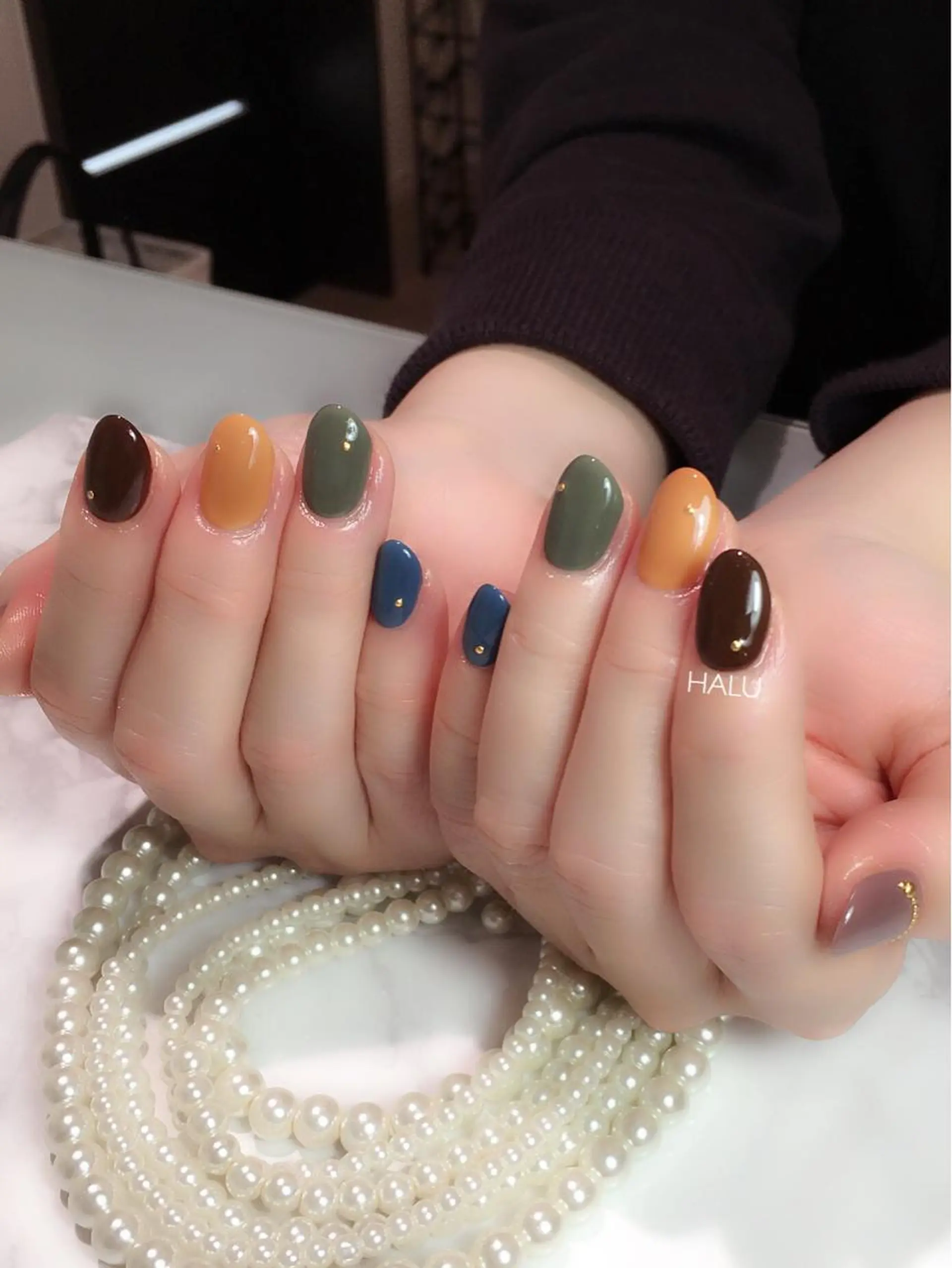 ネイル シンプルネイル HALU ハルのネイルデザイン