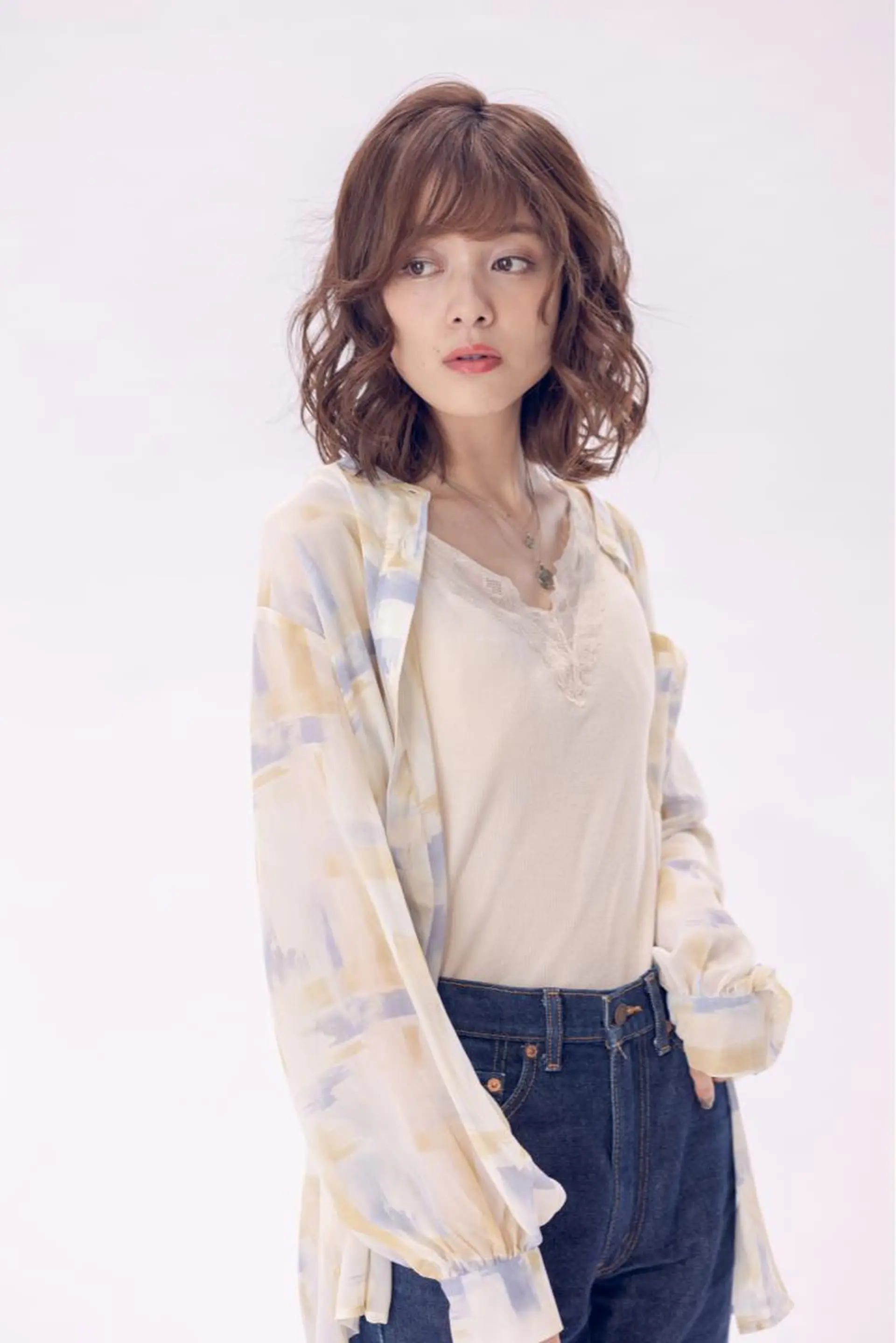 ミディアム 勝沼 佑季のヘアスタイル