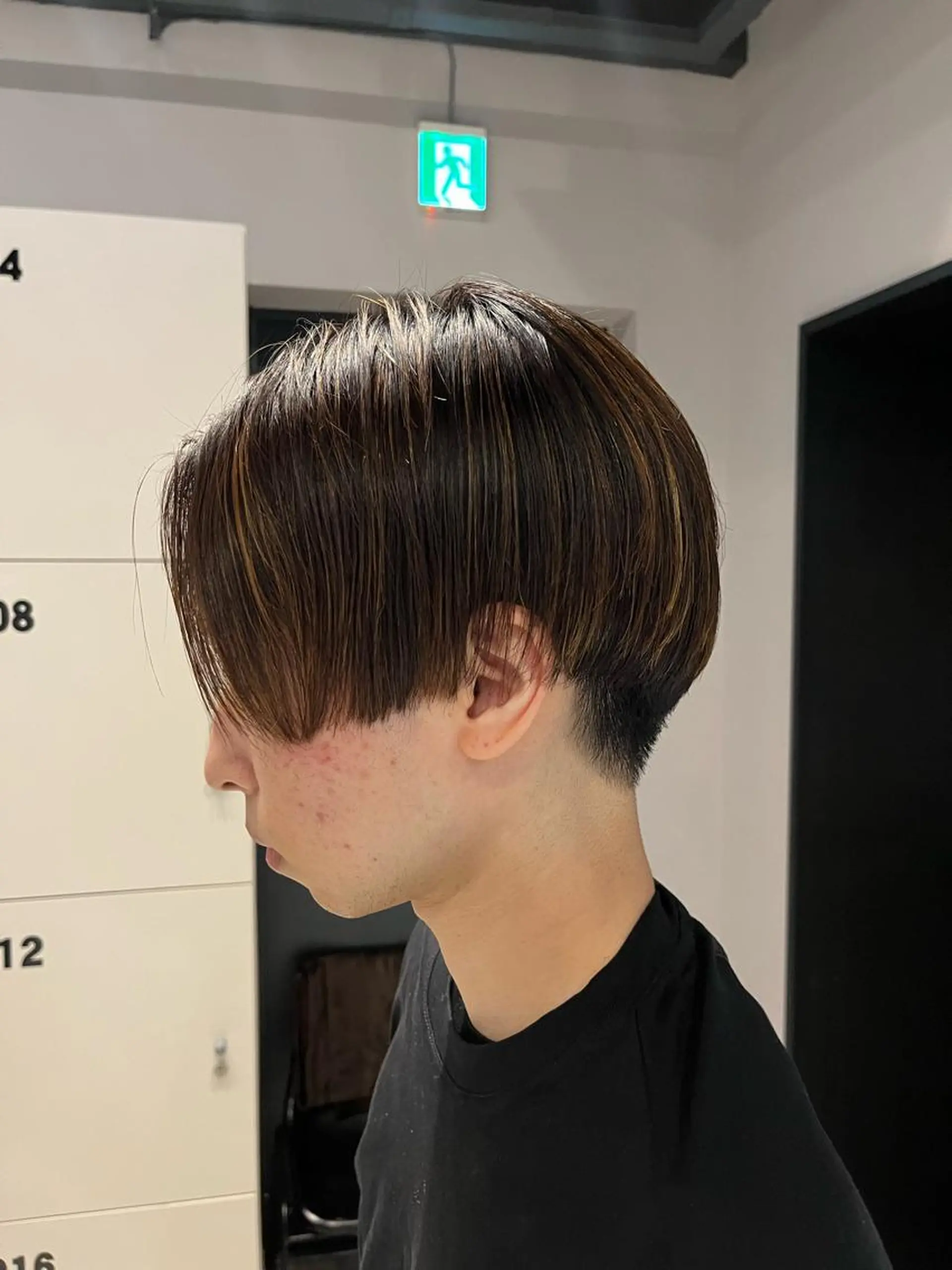 メンズ うる艶カラー/恵比寿 ベージュ/丸山陽平のヘアスタイル