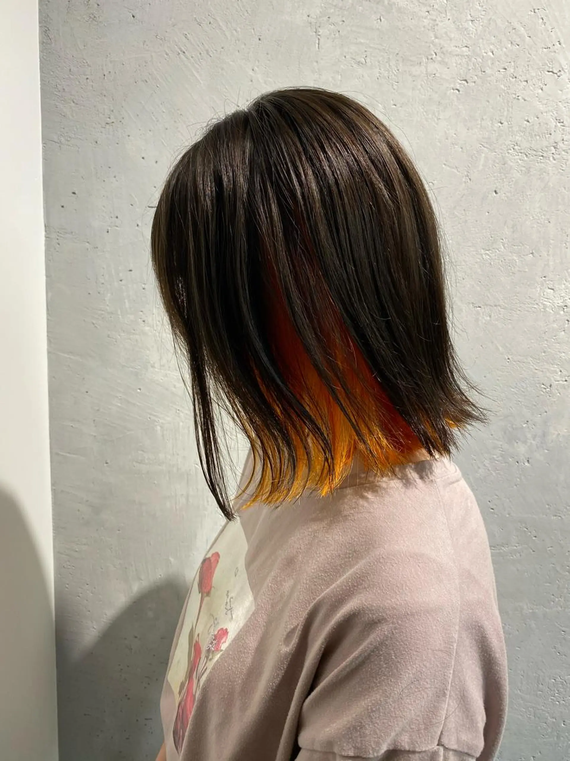 ミディアム カラー ヘアアレンジ 【艶髪×韓国風】 毛流れ職人 RYOのヘアスタイル