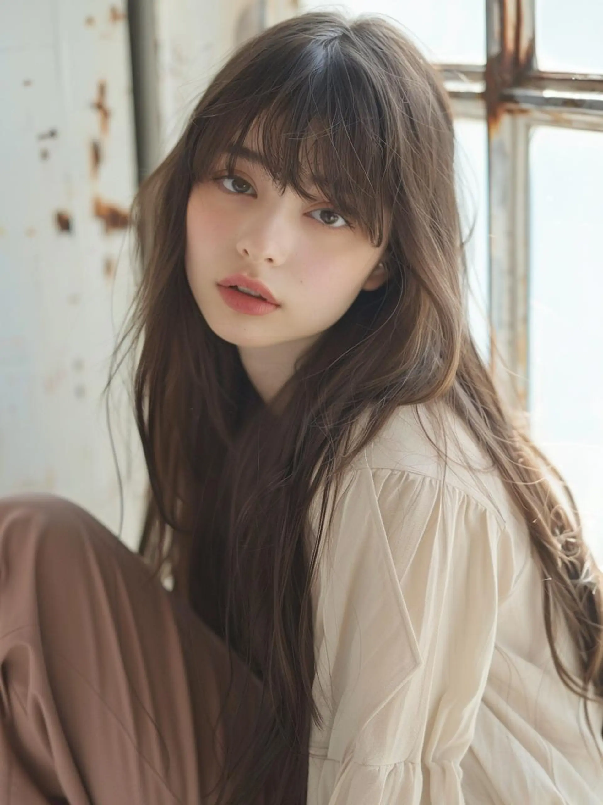ロング カット ヘアカラー トリートメント ヘッドスパ 上家　慎太郎 【tocca天神】のヘアスタイル