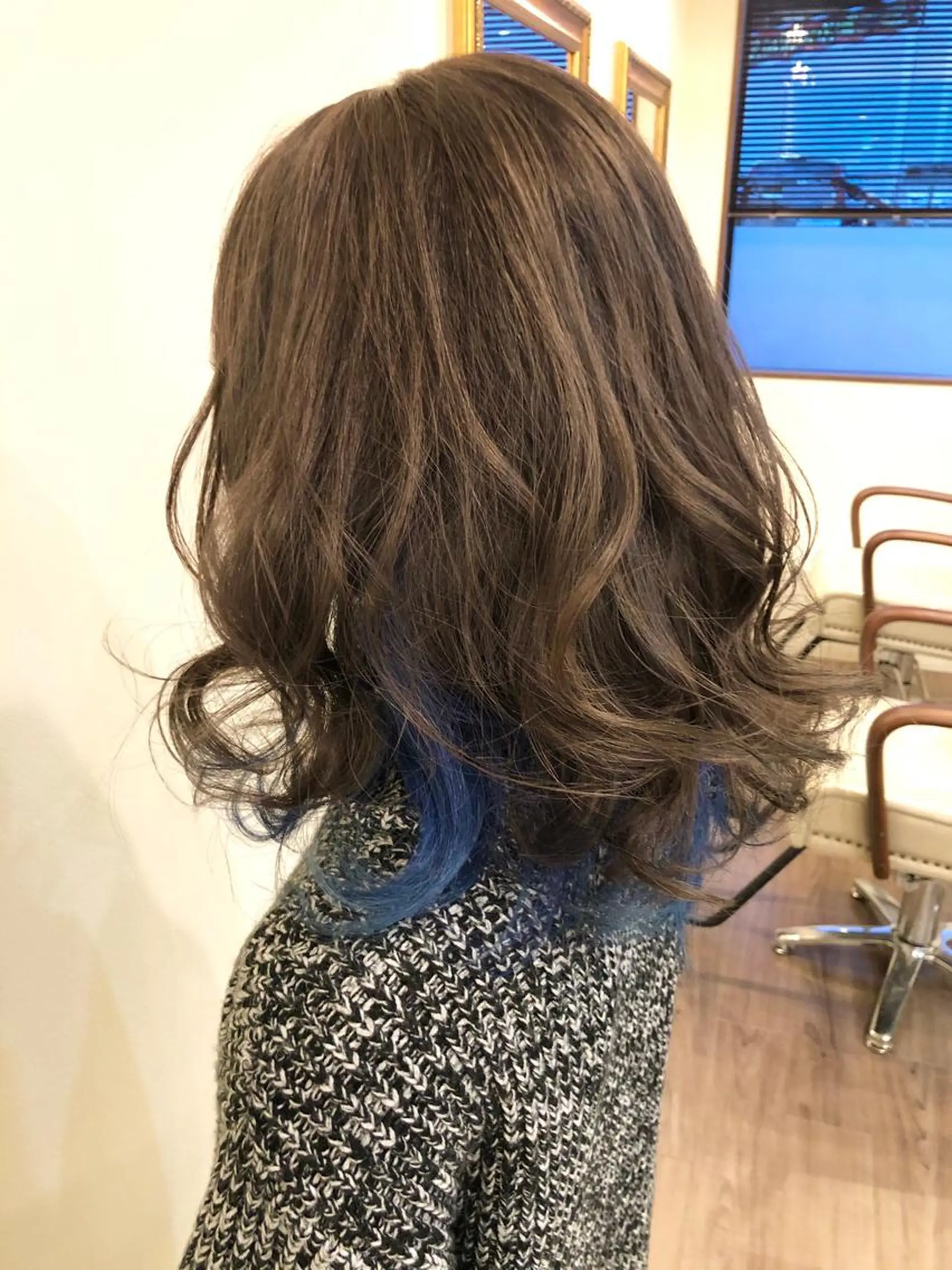 セミロング カラー ヘアカラー Hair make VERDA所属・宮下 耕平のヘアスタイル