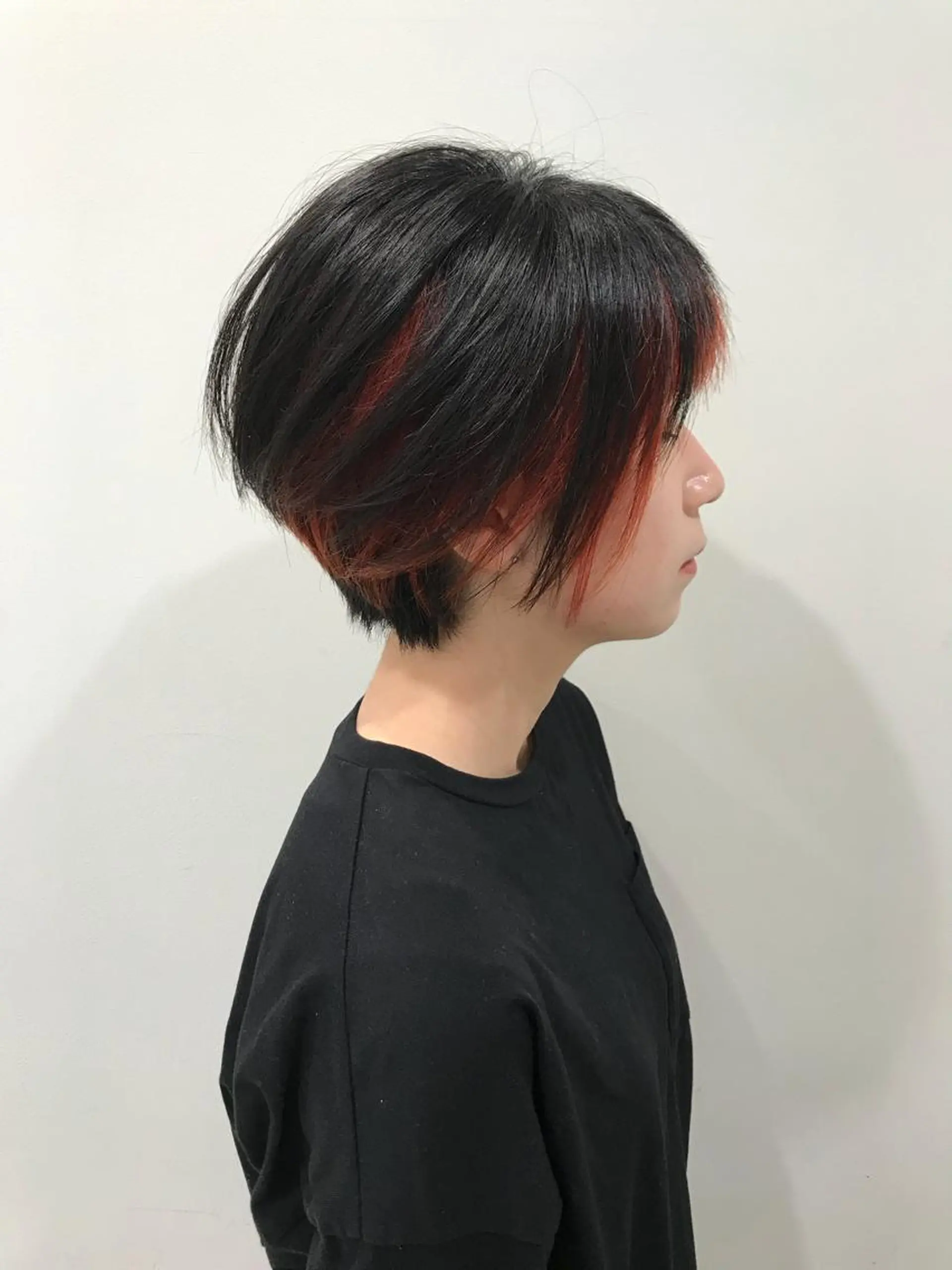 ショート カラー クロスパーマ松永裕久 似合わせカットのヘアスタイル