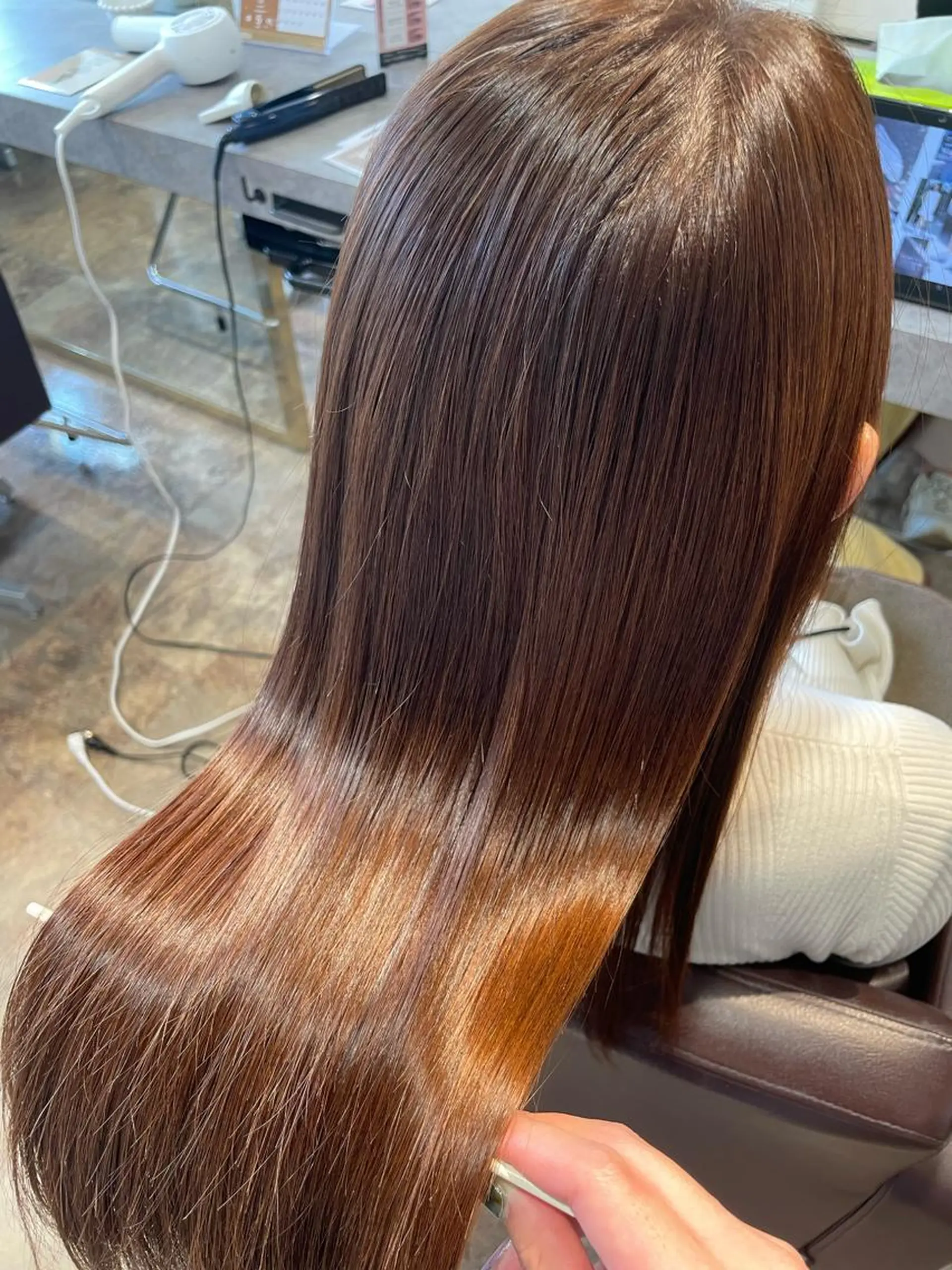 ミディアム 髪質改善 トリートメント 縮毛矯正 森 愛佳のその他イメージ