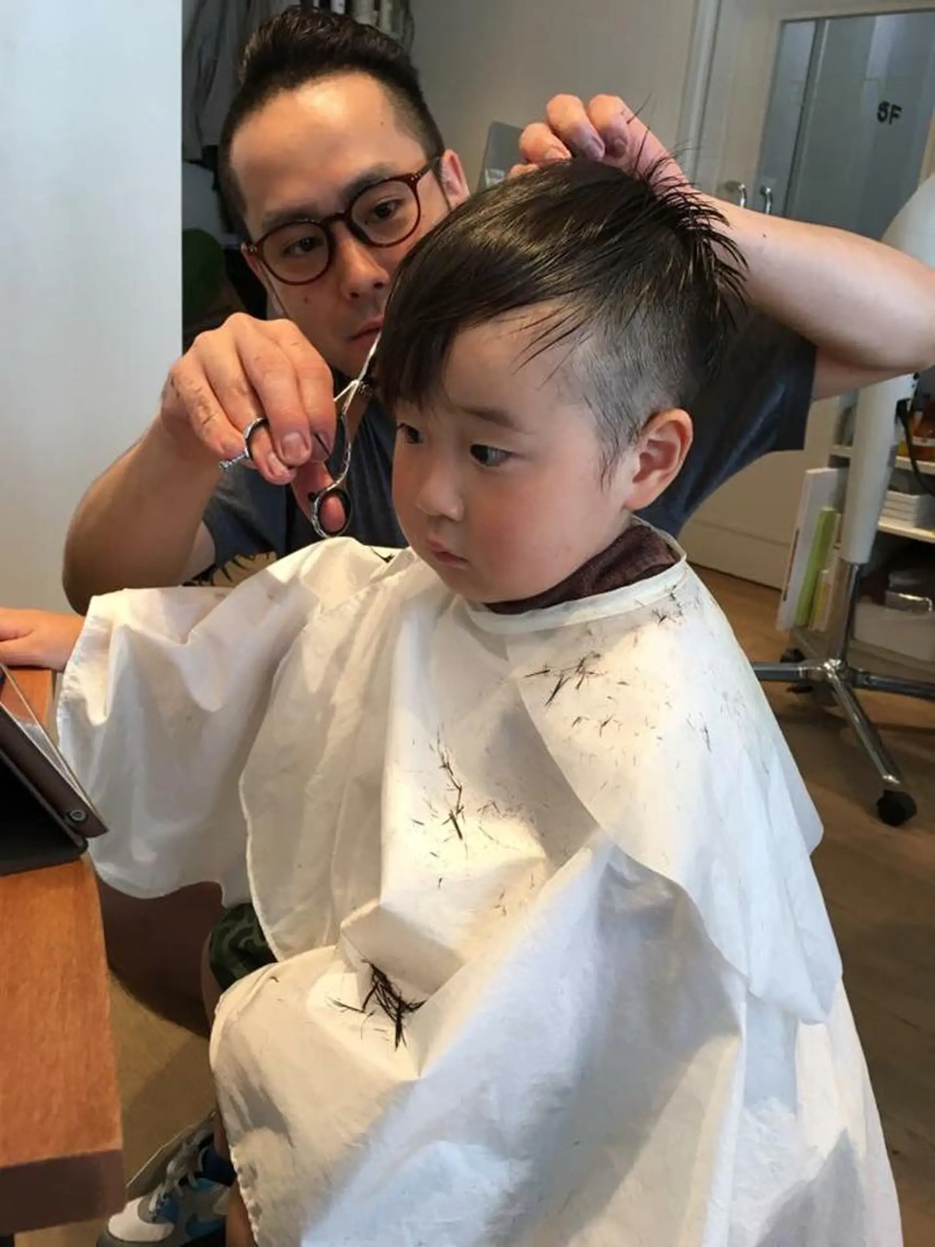 ショート キッズ BANDE 水崎 悟のヘアスタイル