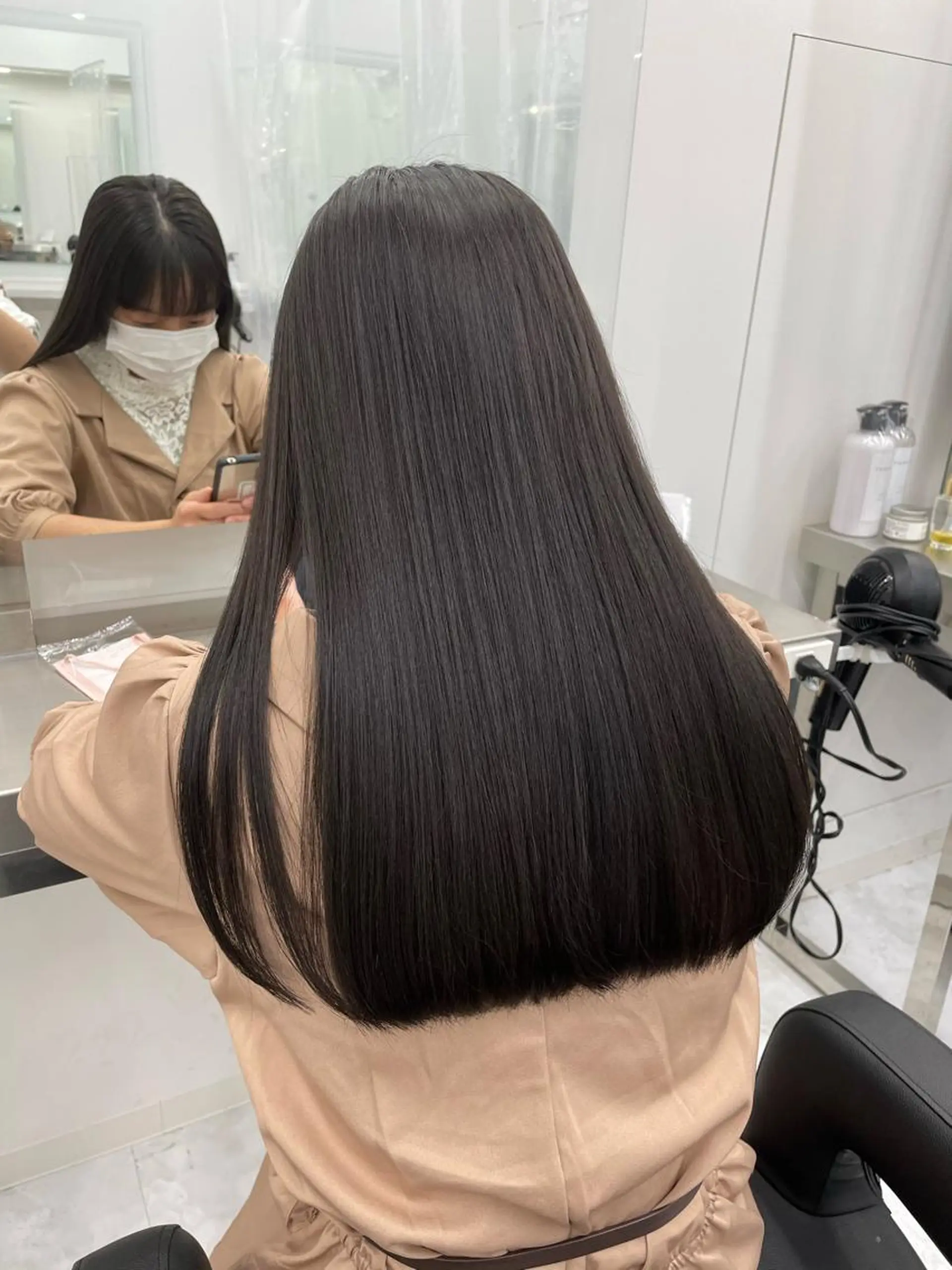 ロング ヘアアレンジ 縮毛矯正/髪質改善/ ブリーチ毛/木元渓太のヘアスタイル