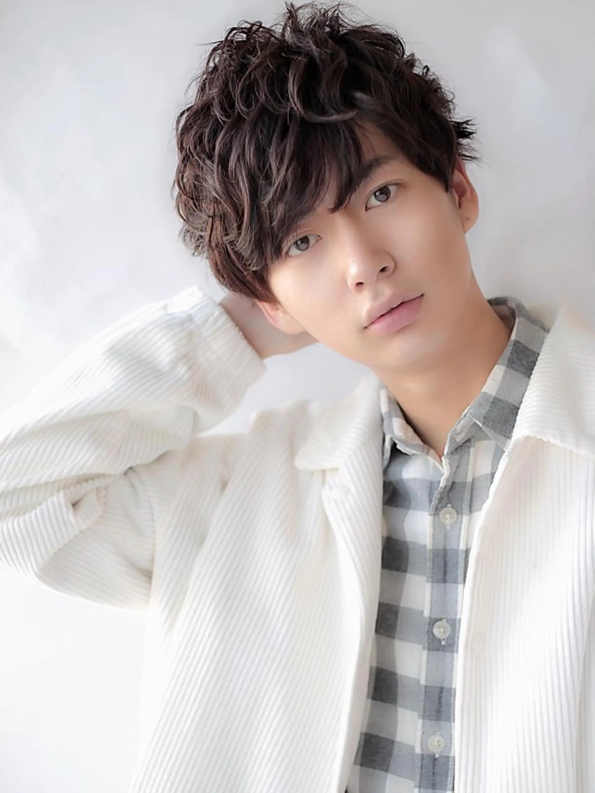 メンズ カット パーマ トリートメント Soleria 田中慎一のヘアスタイル