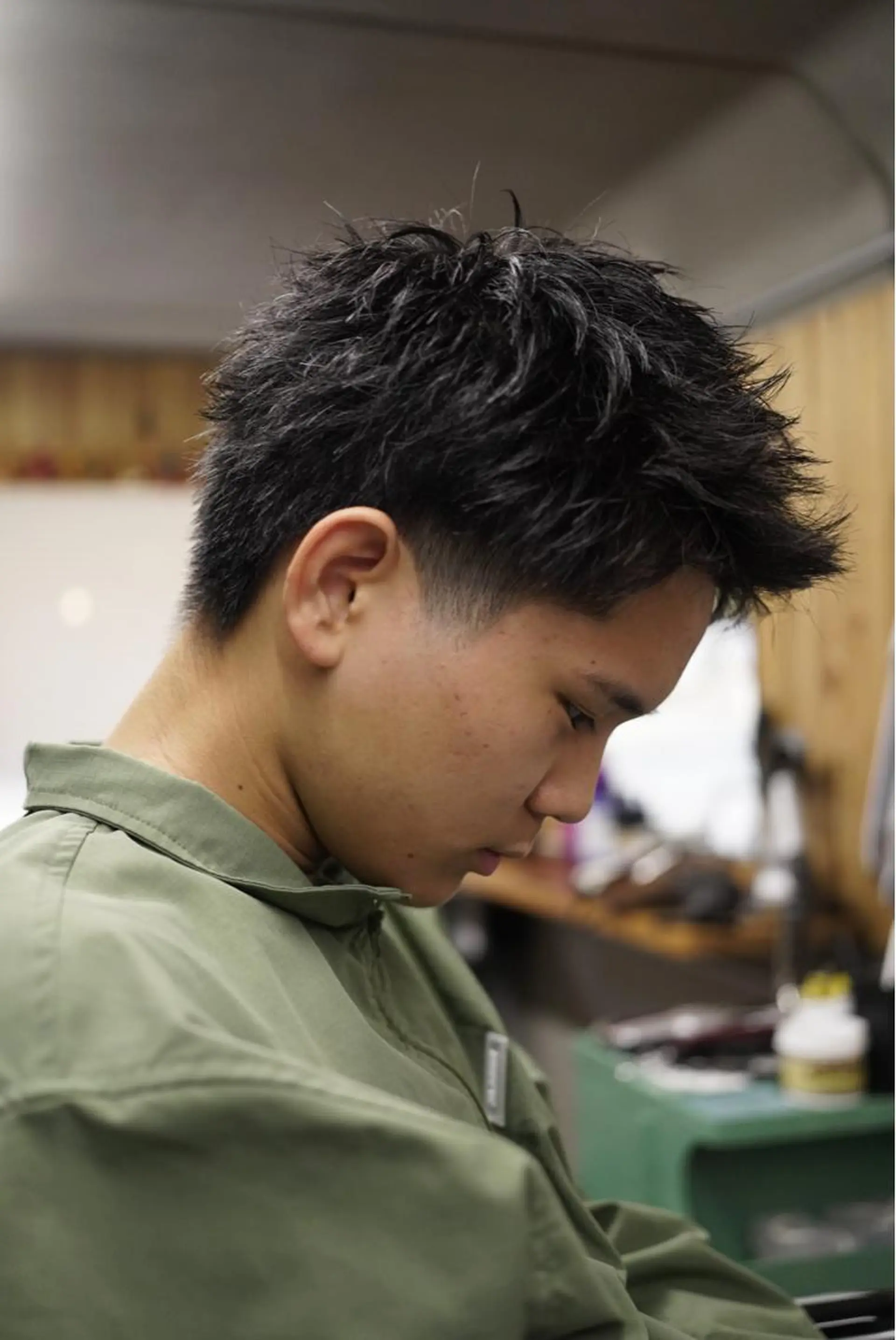 メンズ カット ヘアセット 関 晃哉のヘアスタイル