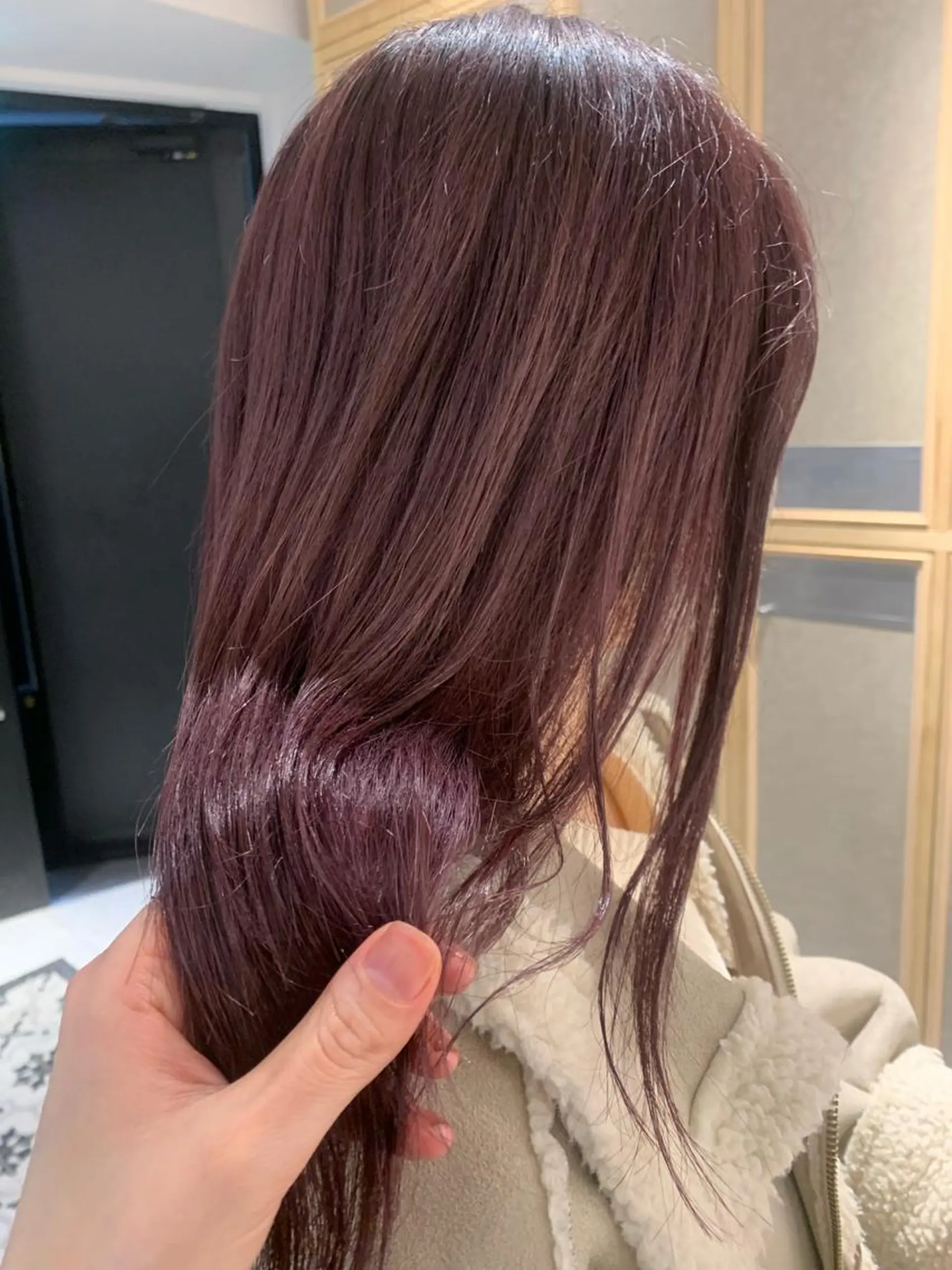 カラー ラベンダー/レイヤー スタイル🤎mamiのヘアスタイル