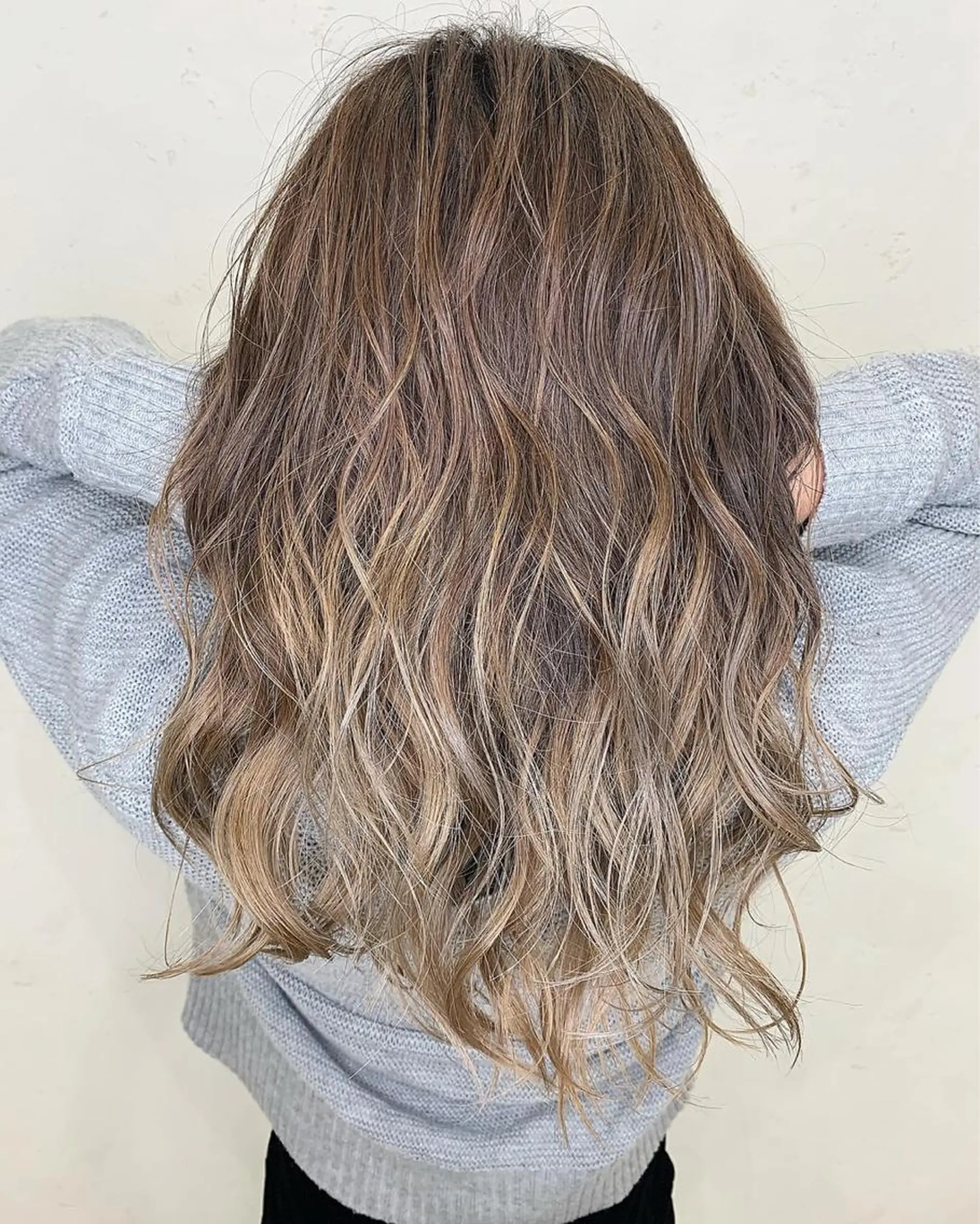 ロング ハイライト レイヤーカット 《大人気髪質改善》 プログレス国分寺店のヘアスタイル