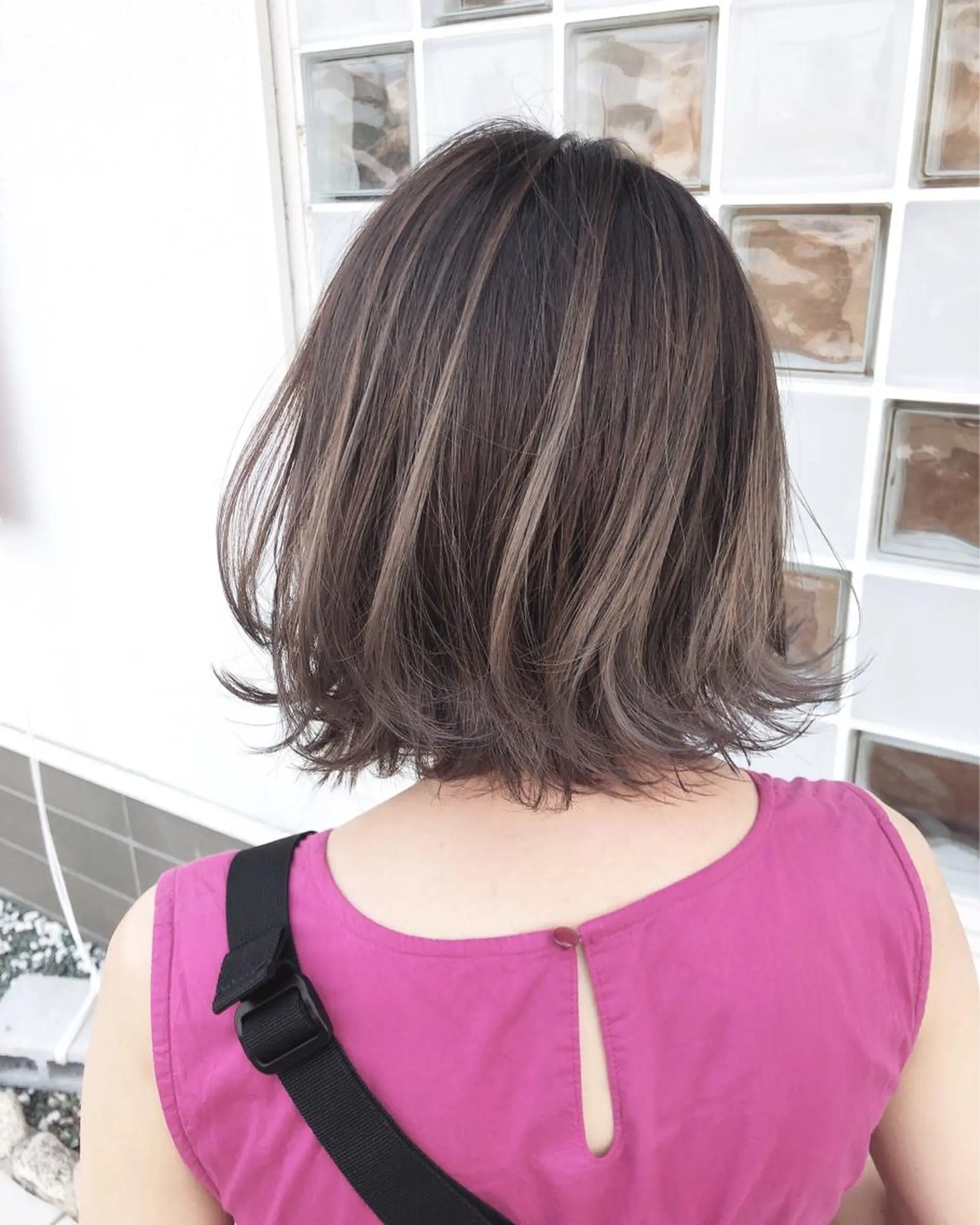 ミディアム カラー ヘアカラー 具志 正太のヘアスタイル