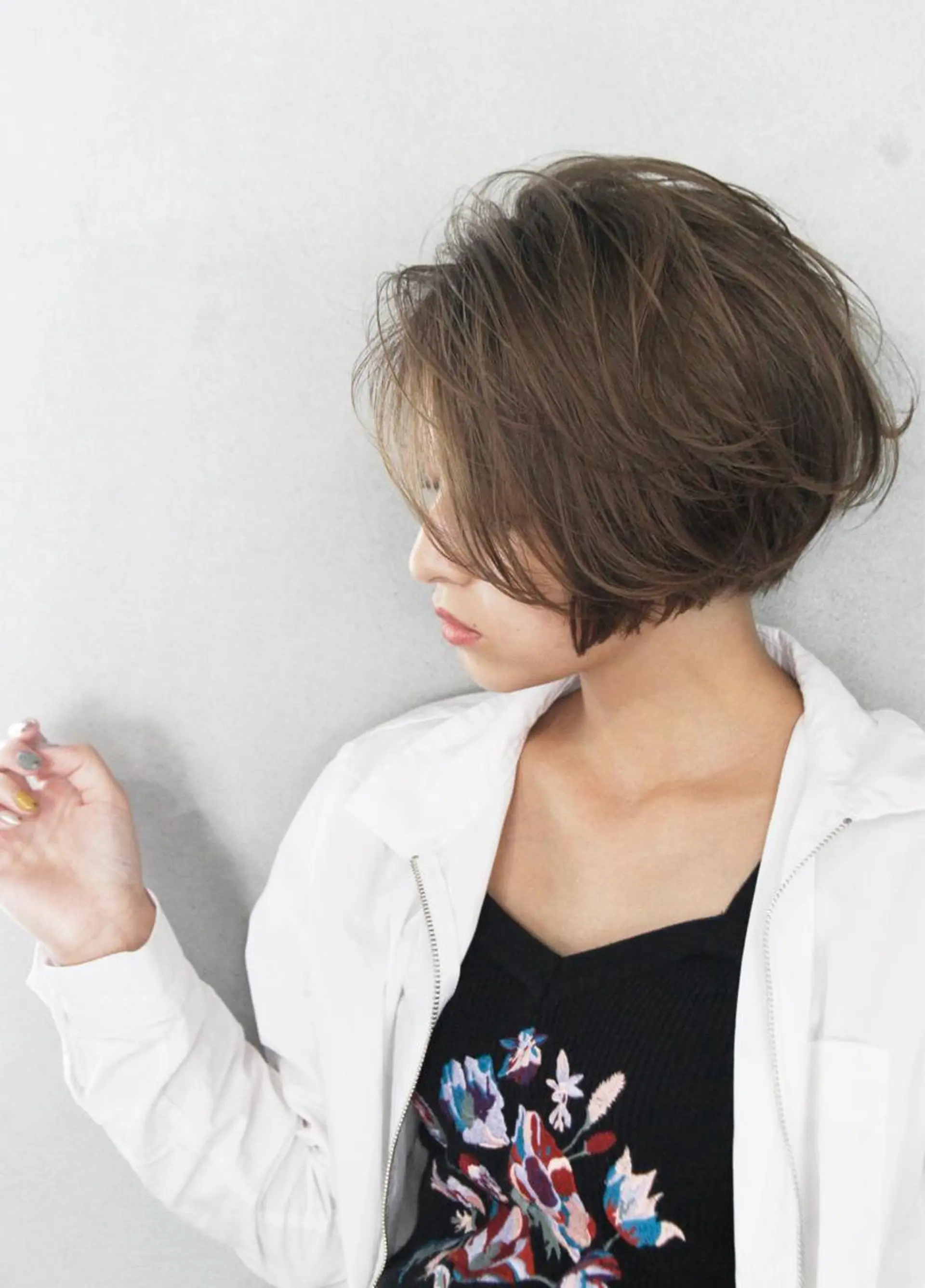 ショート カラー ショートヘア ショート/ボブ/ 白髪染め/メンズ葛西のヘアスタイル