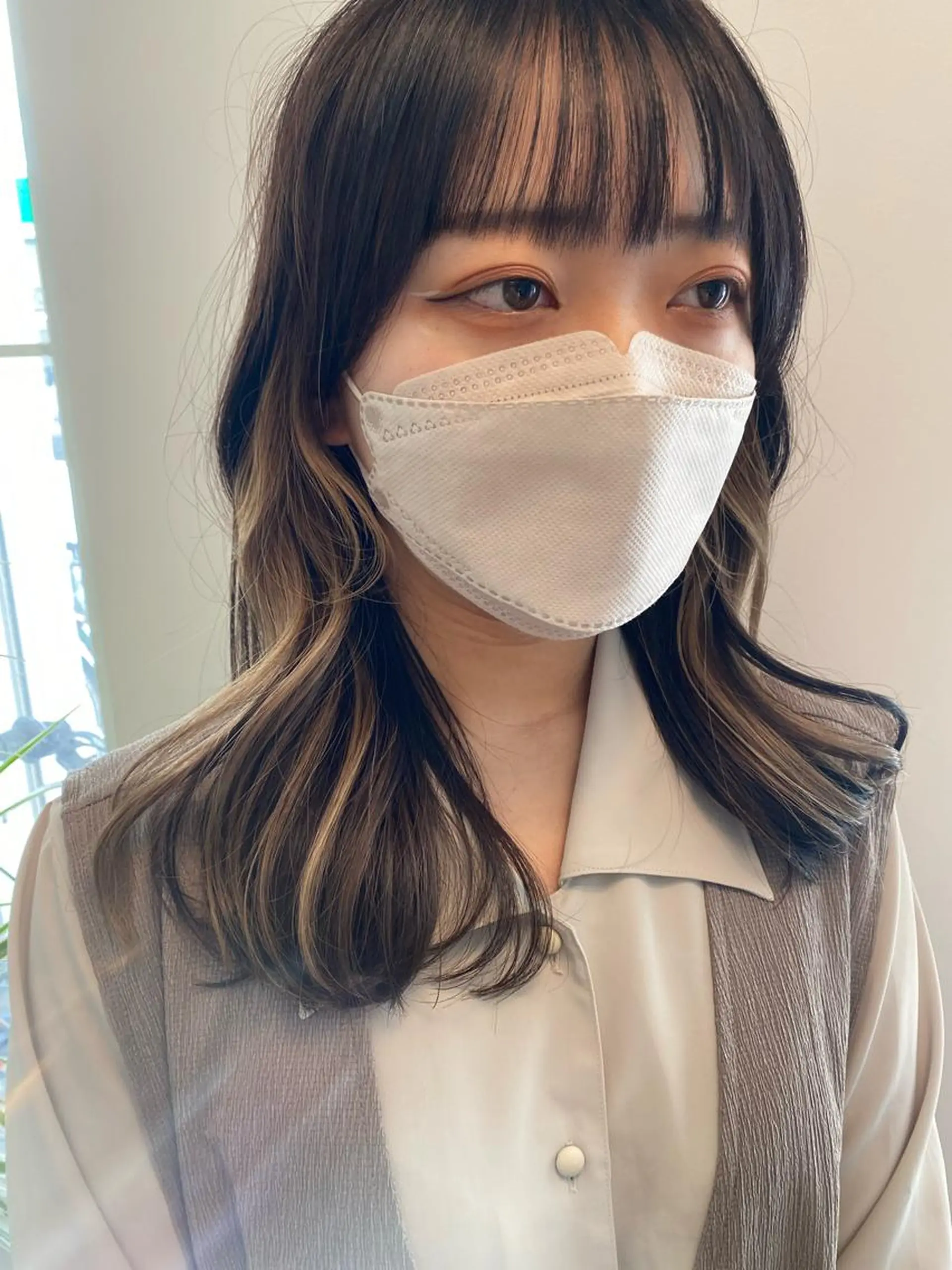 セミロング カラー ヘアカラー ◎モチマル チアキ◎のヘアスタイル