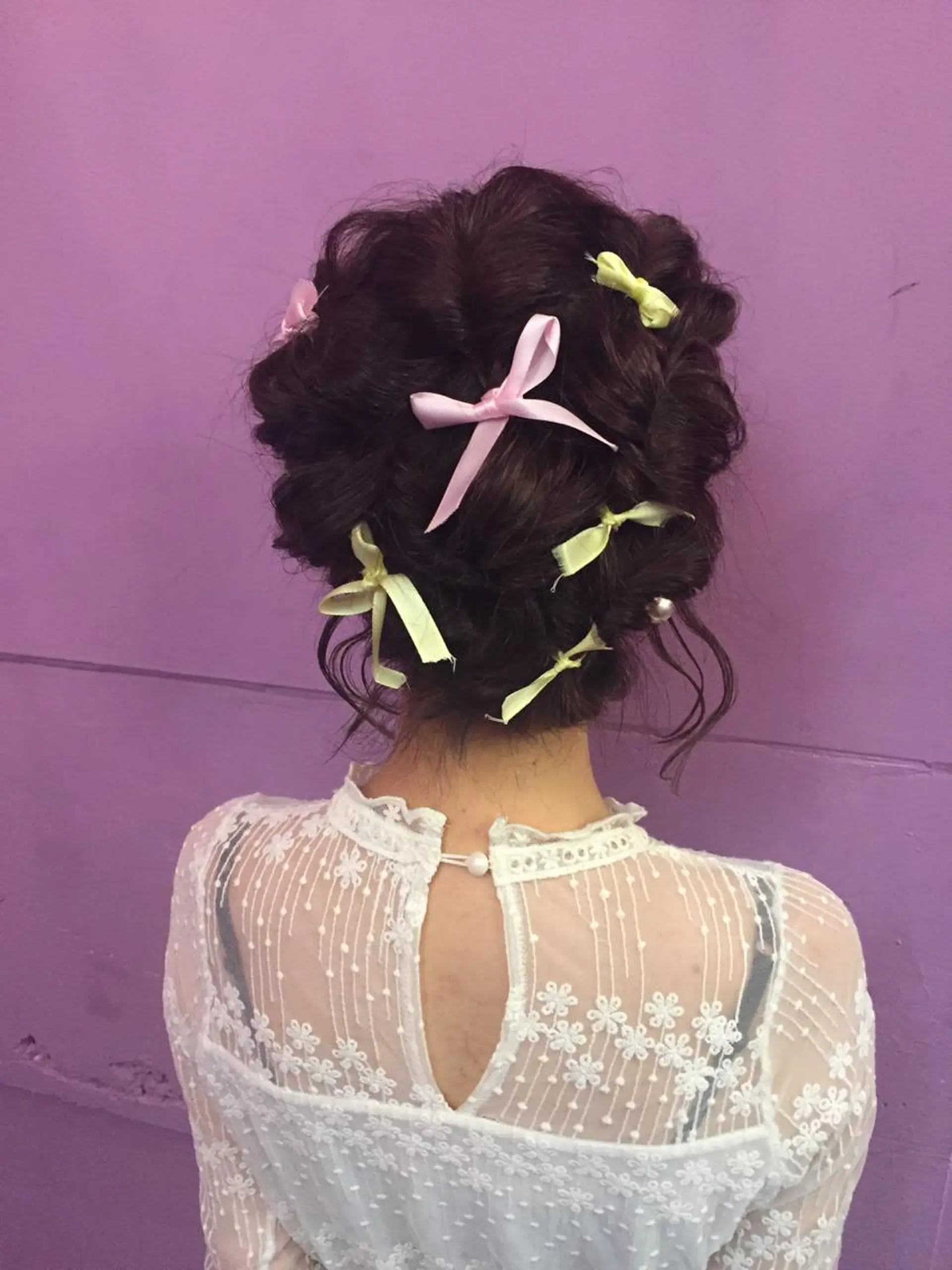 ミディアム ヘアアレンジ レイヤーカット✂️ 横浜No1♡下鳥翔子のヘアスタイル