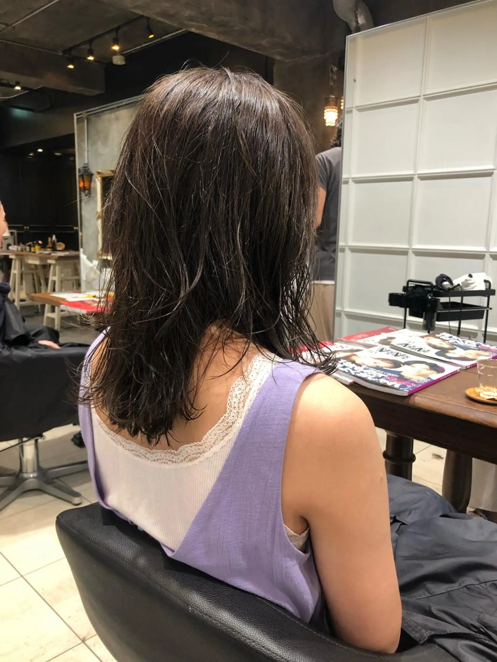 ミディアム マンツーマン／韓国 ヘア‎Amiのヘアスタイル