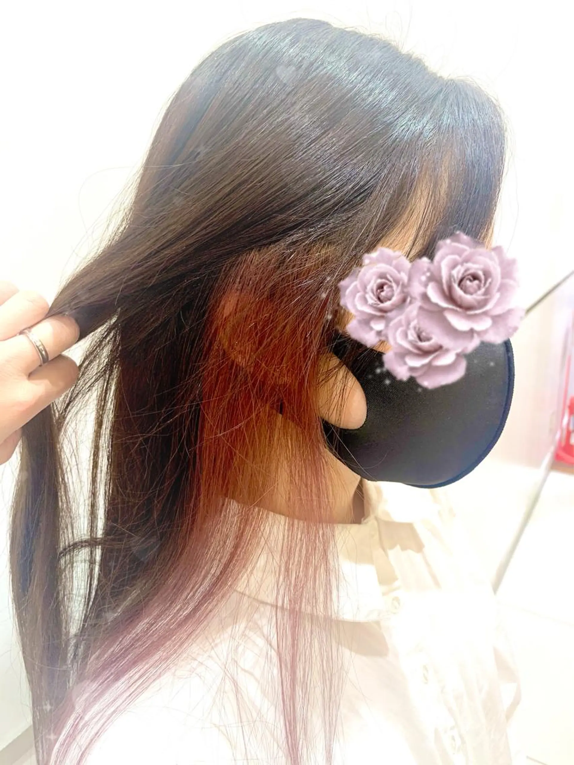 ロング カラー イヤリングカラー 🕯️サイトウ スズカ🧸のヘアスタイル