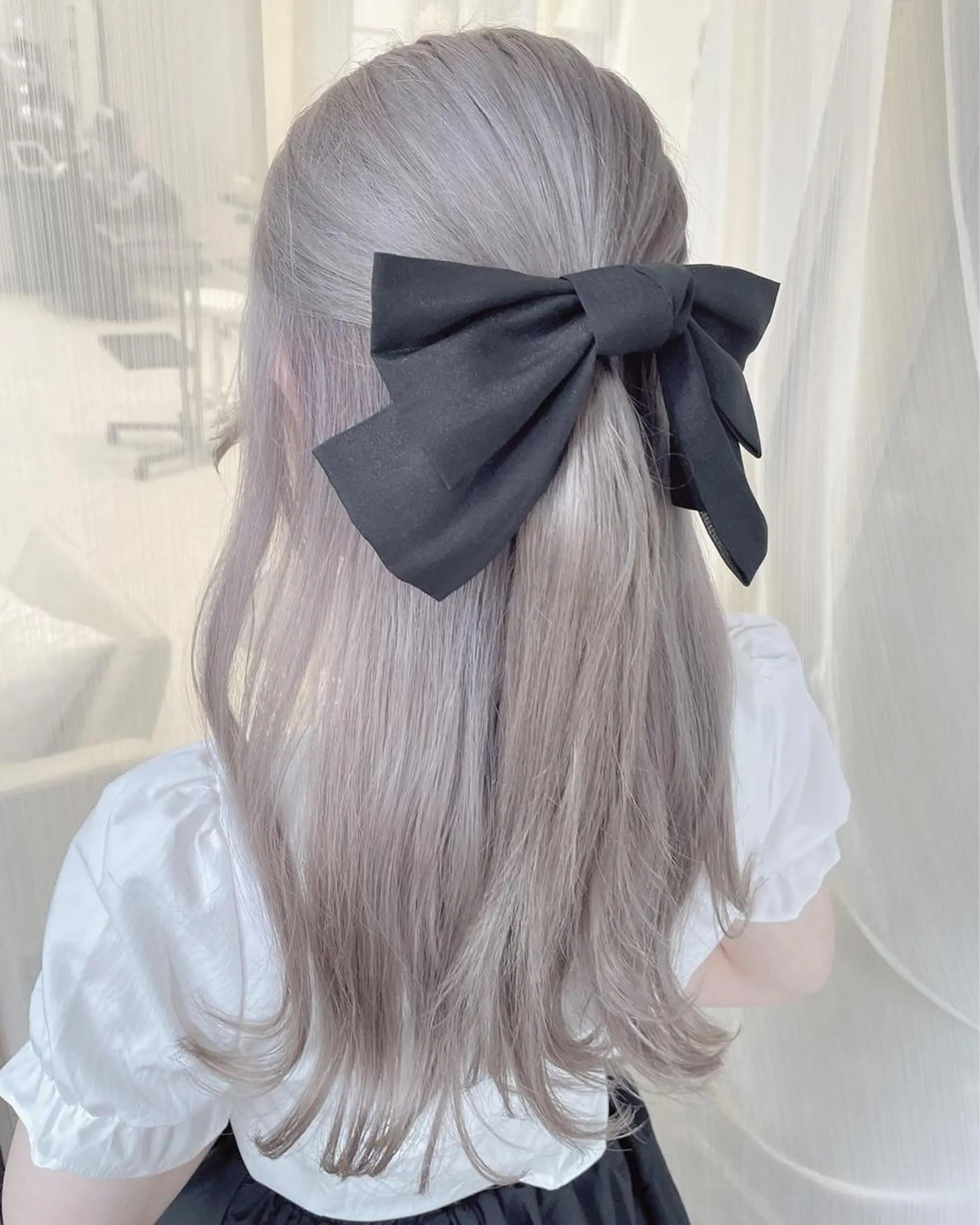 ロング カット ヘアカラー トリートメント ヘアセット クルミ🤍推し活 🎀ピンクカラーのヘアスタイル