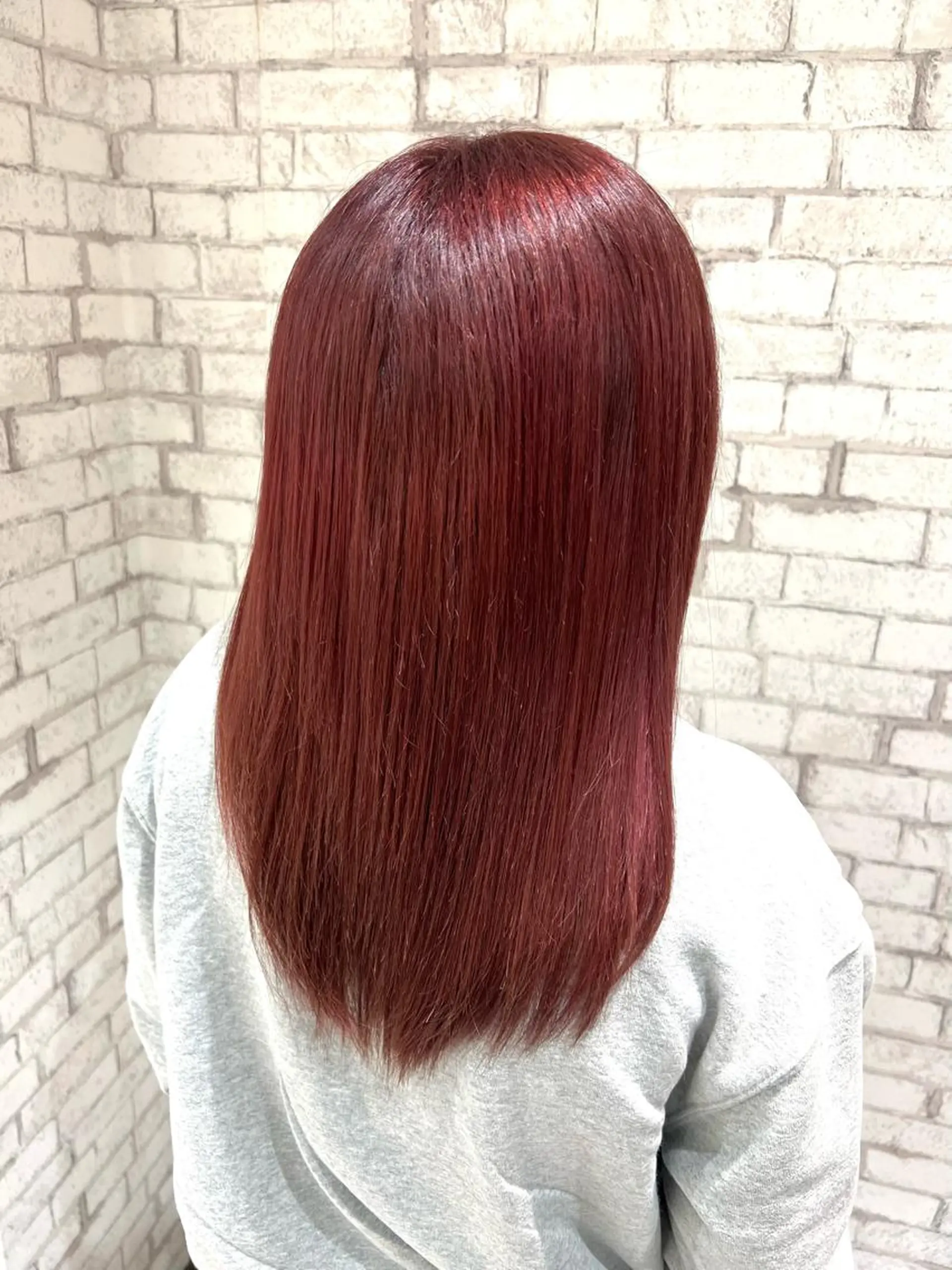 セミロング カット ヘアカラー トリートメント ショートが得意✂️ 藤城建太のヘアスタイル