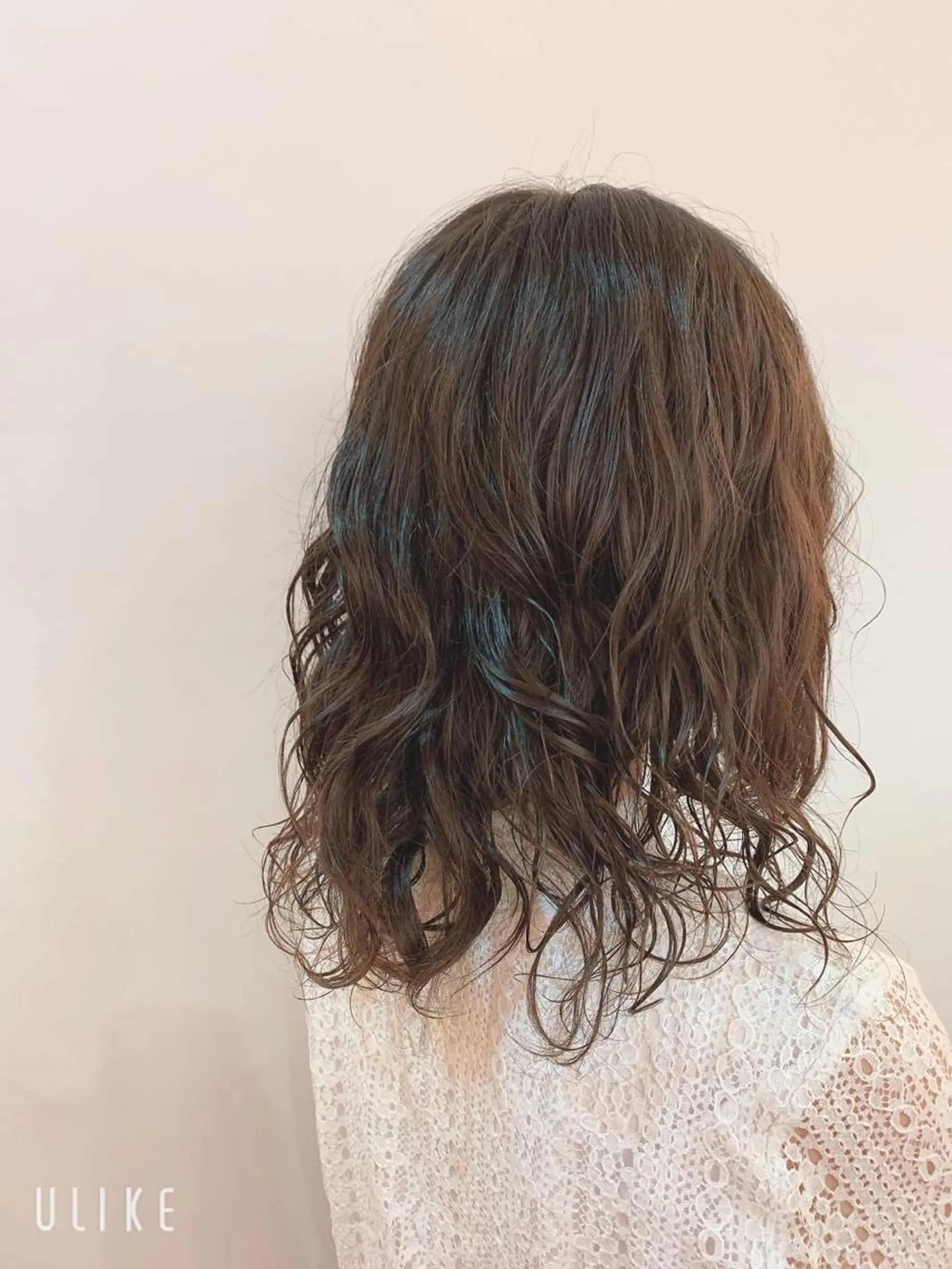 ミディアム カット パーマ トリートメント 榎本 美雪のヘアスタイル