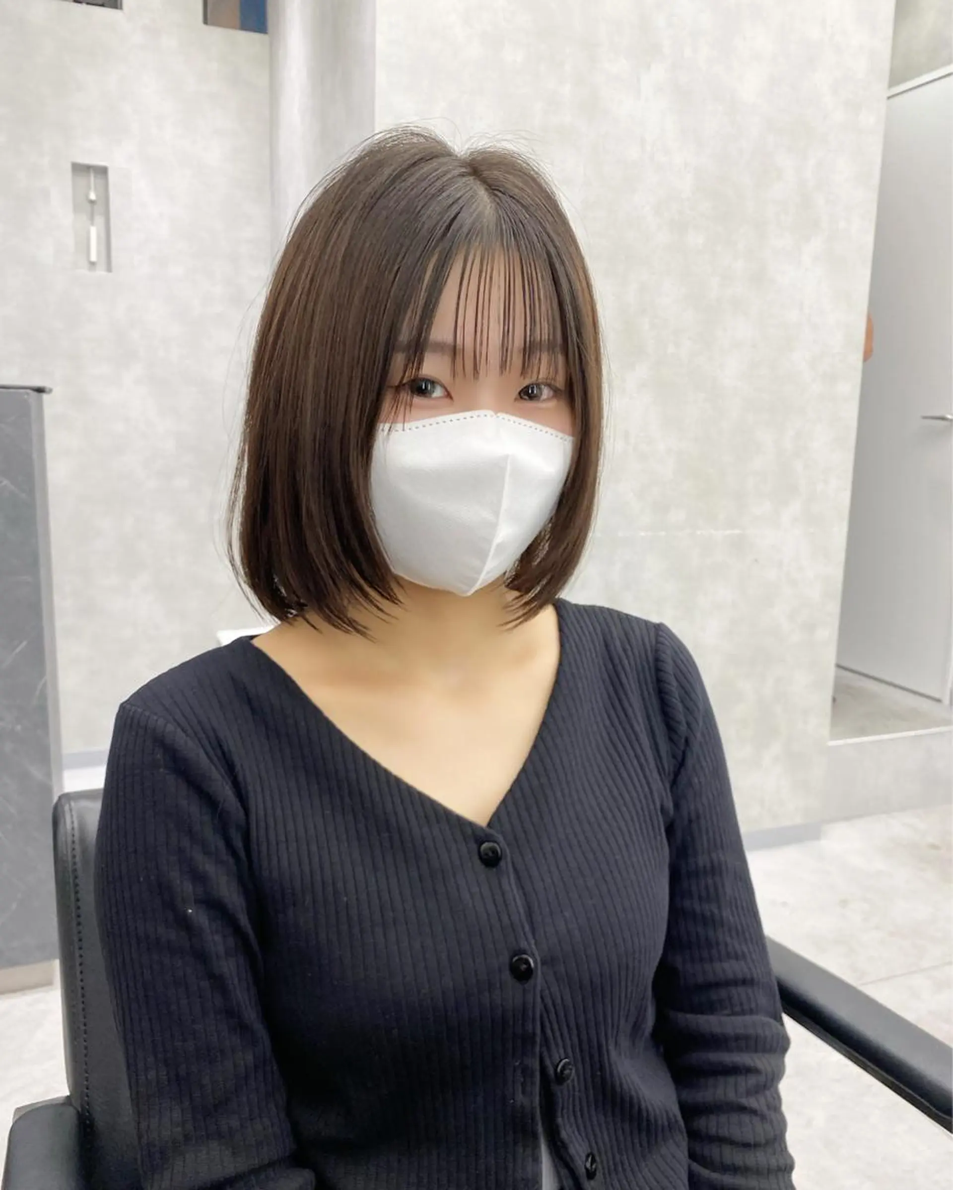 ミディアム カラー レイヤー/艶カラー /韓国ヘア/高松のヘアスタイル