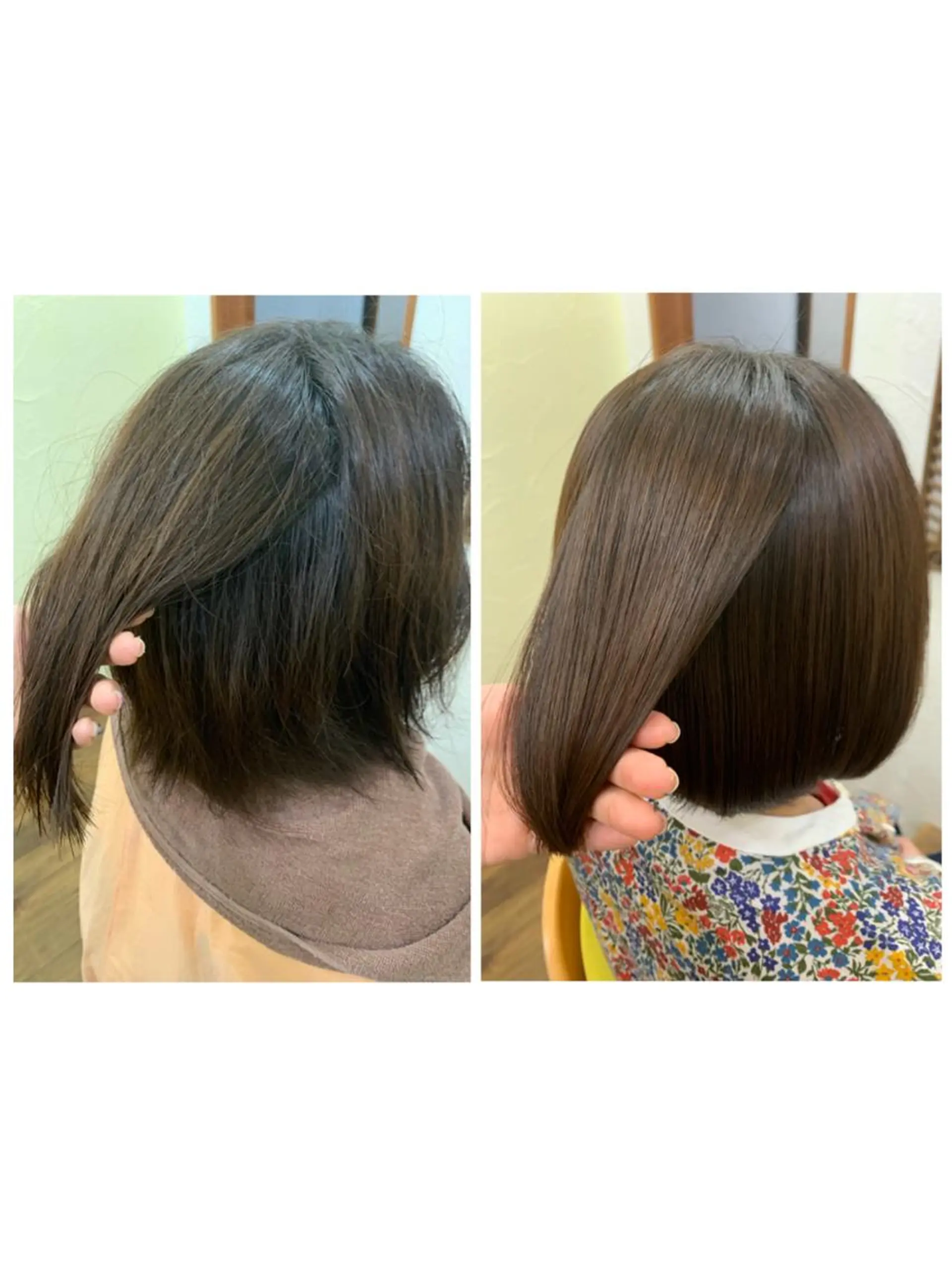 ショート カラー ハイトーンカラー 髪質改善 トリートメント 加茂 しのぶのヘアスタイル