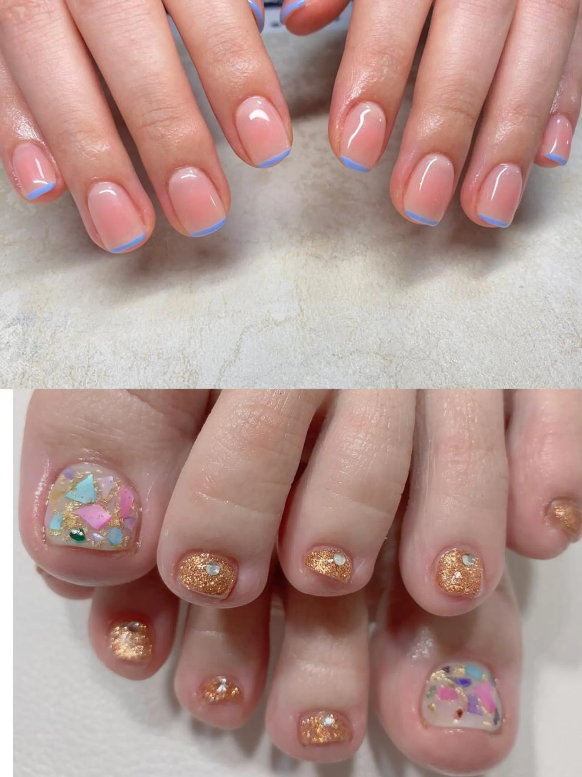 ネイル フットネイル シンプルネイル emmi      salon所属・Emmi salonのネイルデザイン