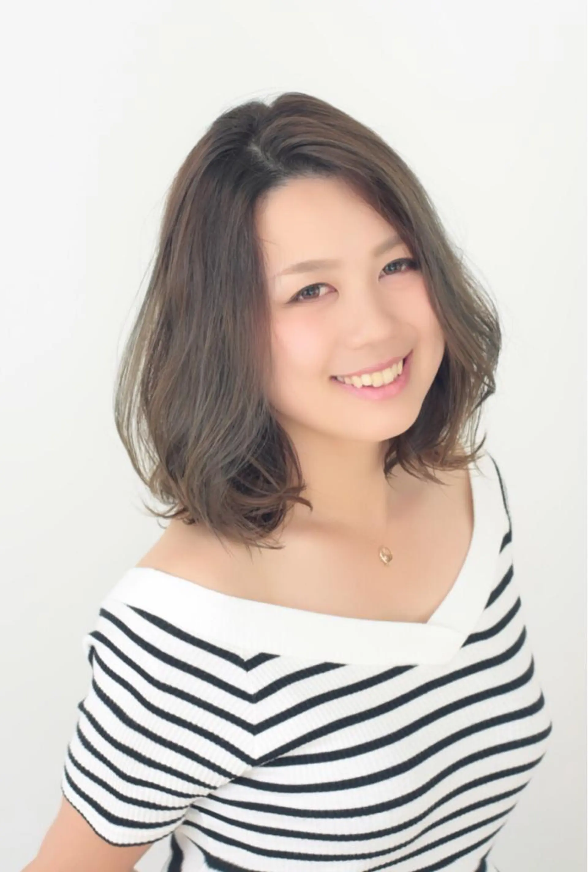 ミディアム 奥田 真二のヘアスタイル