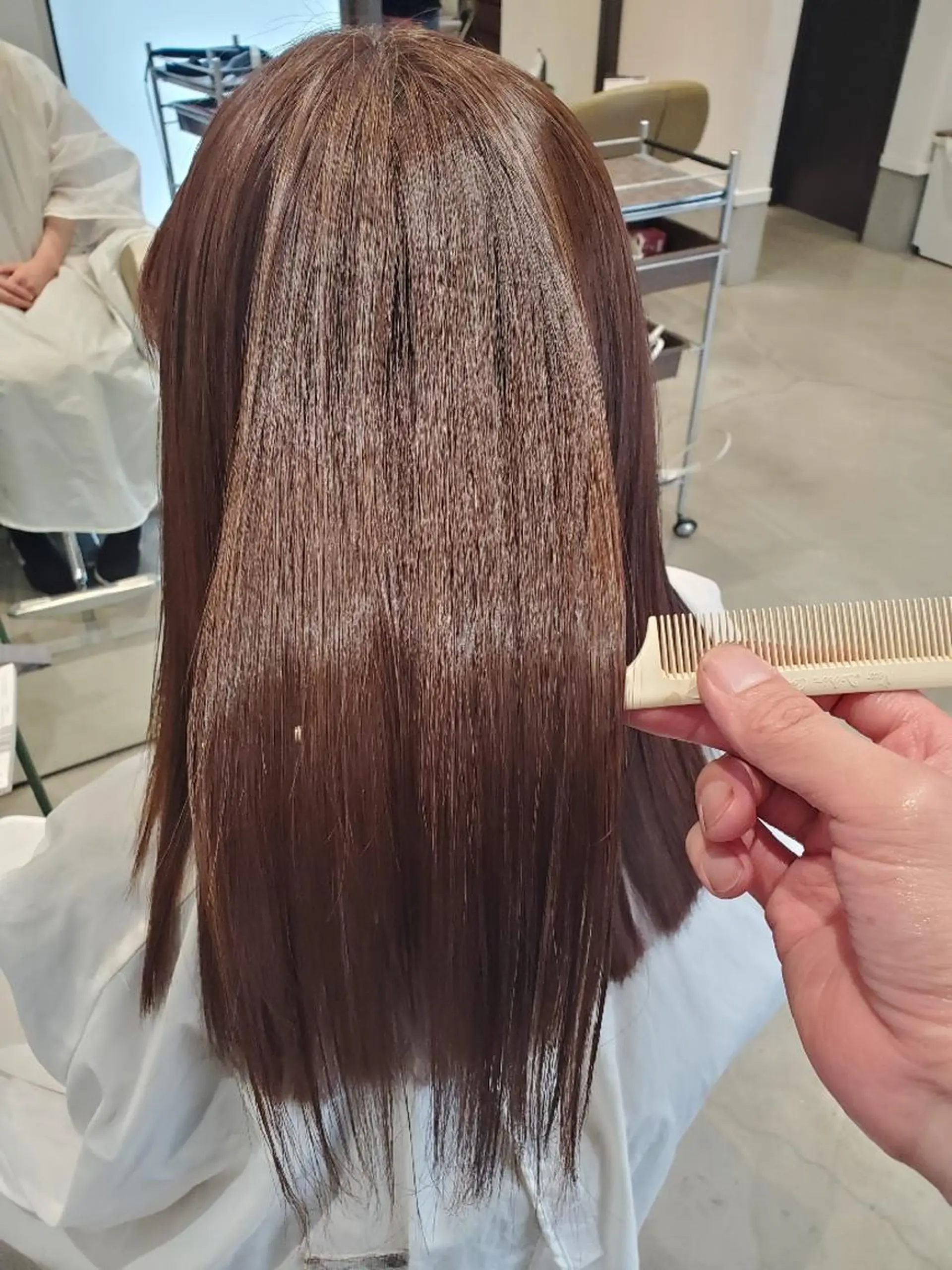 セミロング 髪質改善 カット トリートメント 尾澤 尚希のヘアスタイル