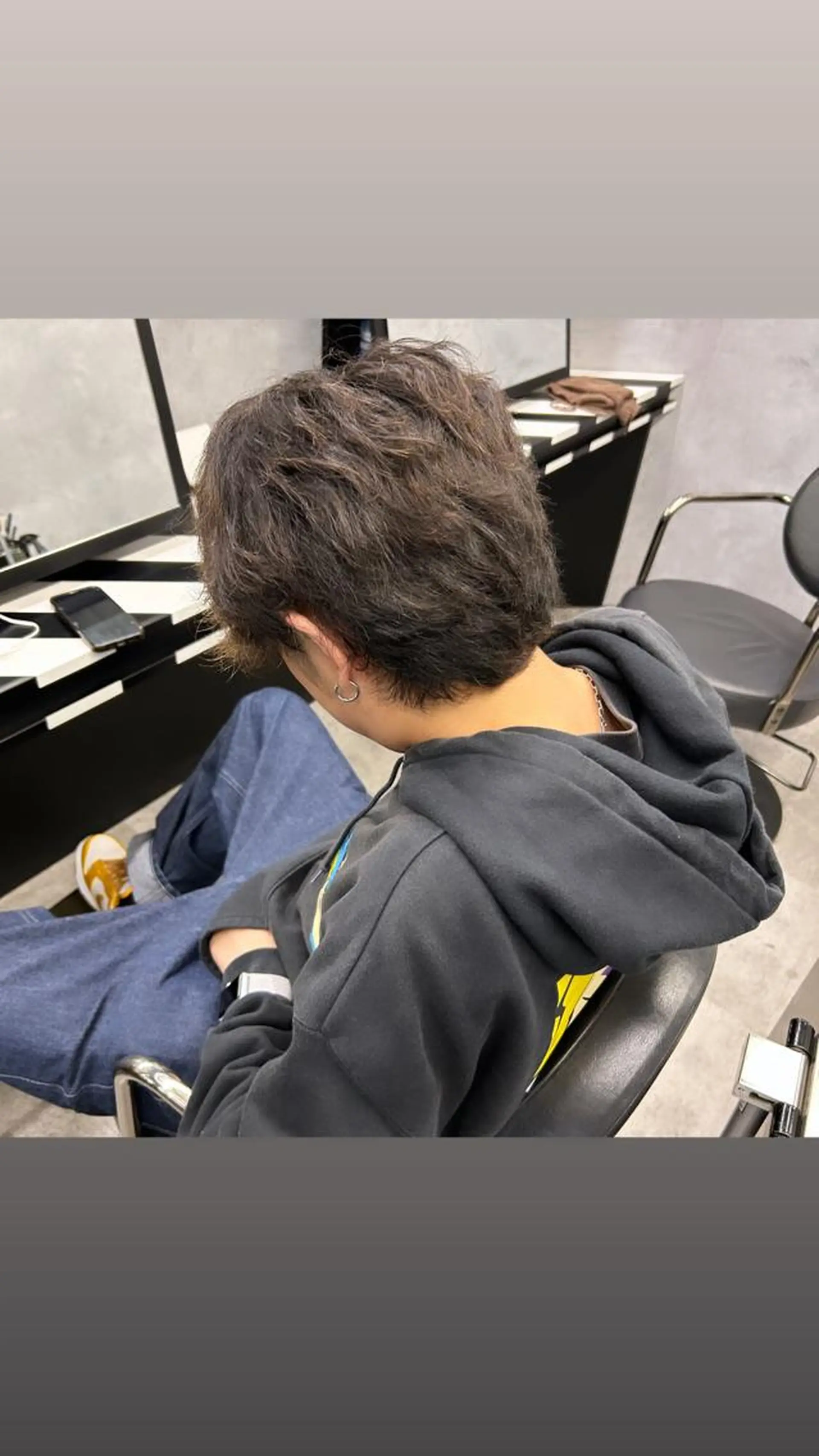 メンズ メンズパーマ メンズスパイラルパーマ Hui.所属・縮毛矯正・髪質改善 特化 出納 直起のヘアスタイル