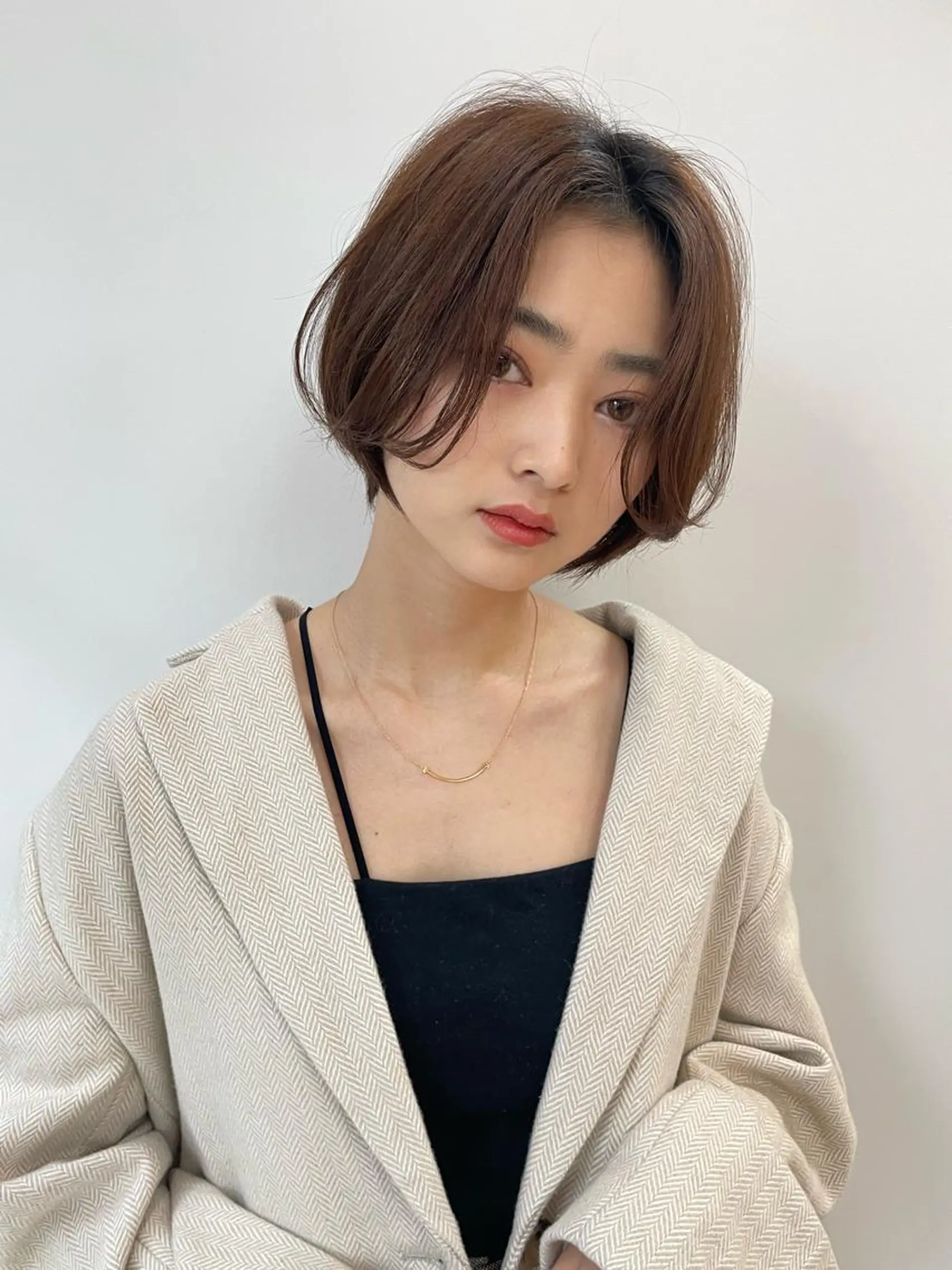 ショート ショートヘア ヘアカラー hanae 福岡/ 西新美容室のヘアスタイル