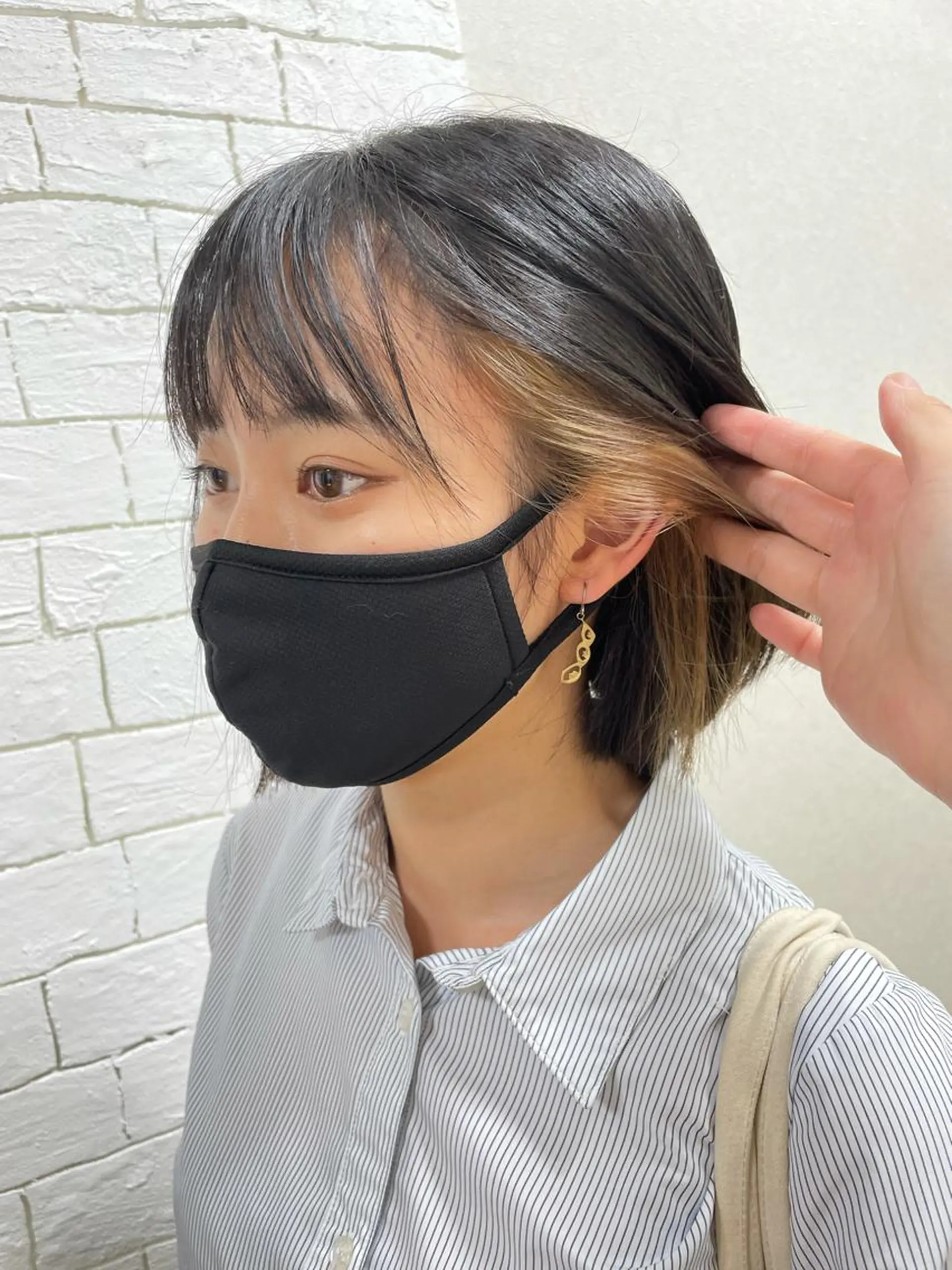 ショート カラー ヘアアレンジ like みやびのヘアスタイル