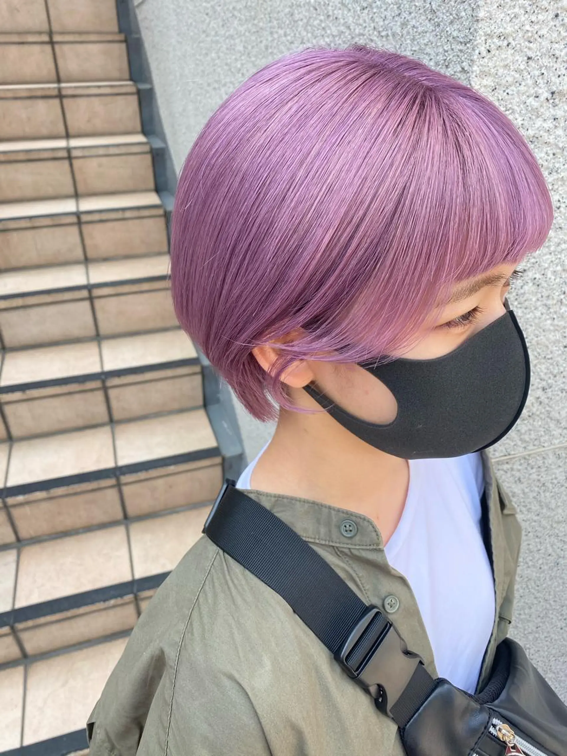 ショート カラー 💗💗韓国レイヤー yu-ki💗💗のヘアスタイル