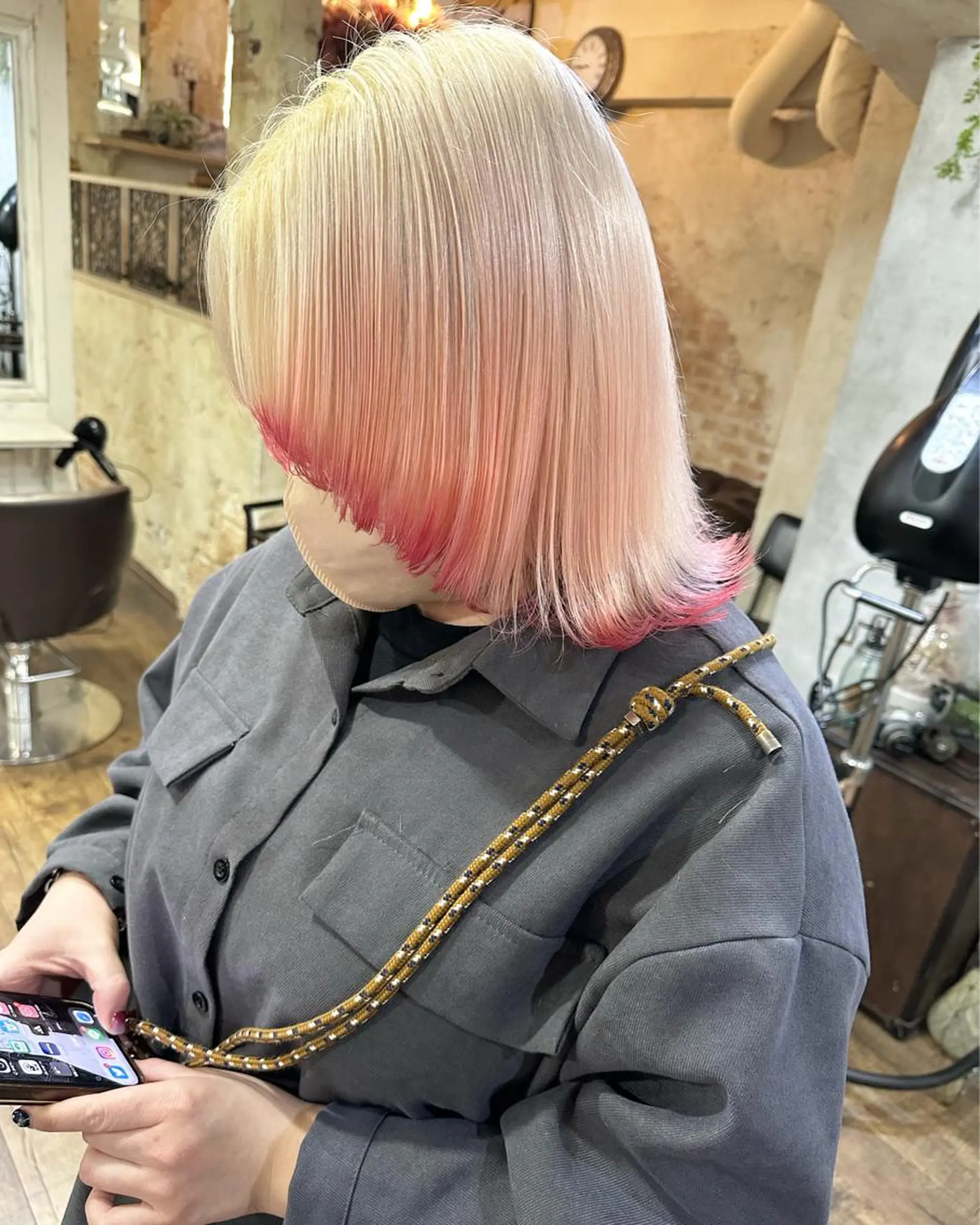 ミディアム 遠藤 拓馬のヘアスタイル