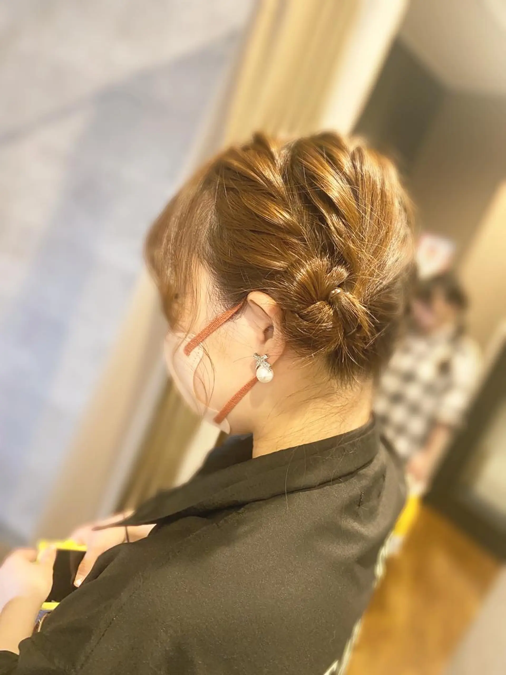 ヘアアレンジ ヘアセット 清川 椿咲のネイルデザイン