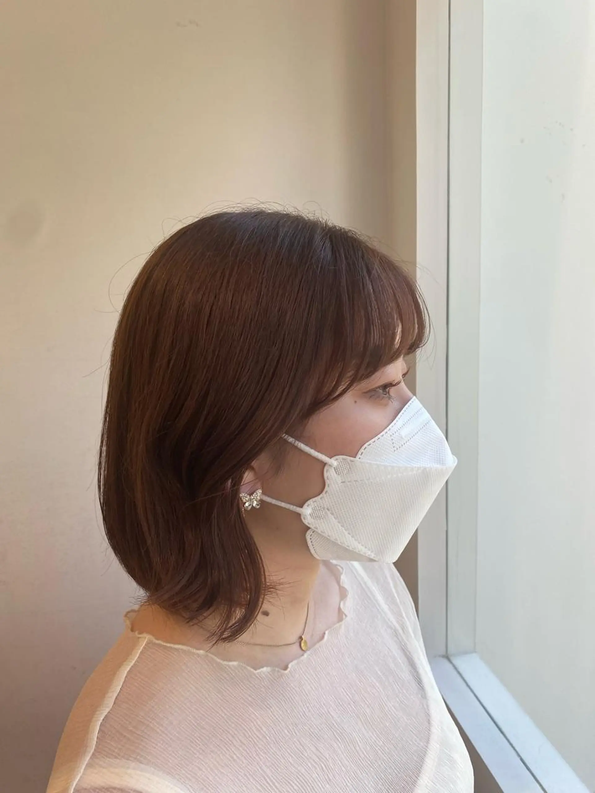 カラー ベージュカラー ブリーチ ブリーチなしカラー オレンジ オレンジベージュ 韓国ヘア/艶髪🎀 宮川みほのヘアスタイル