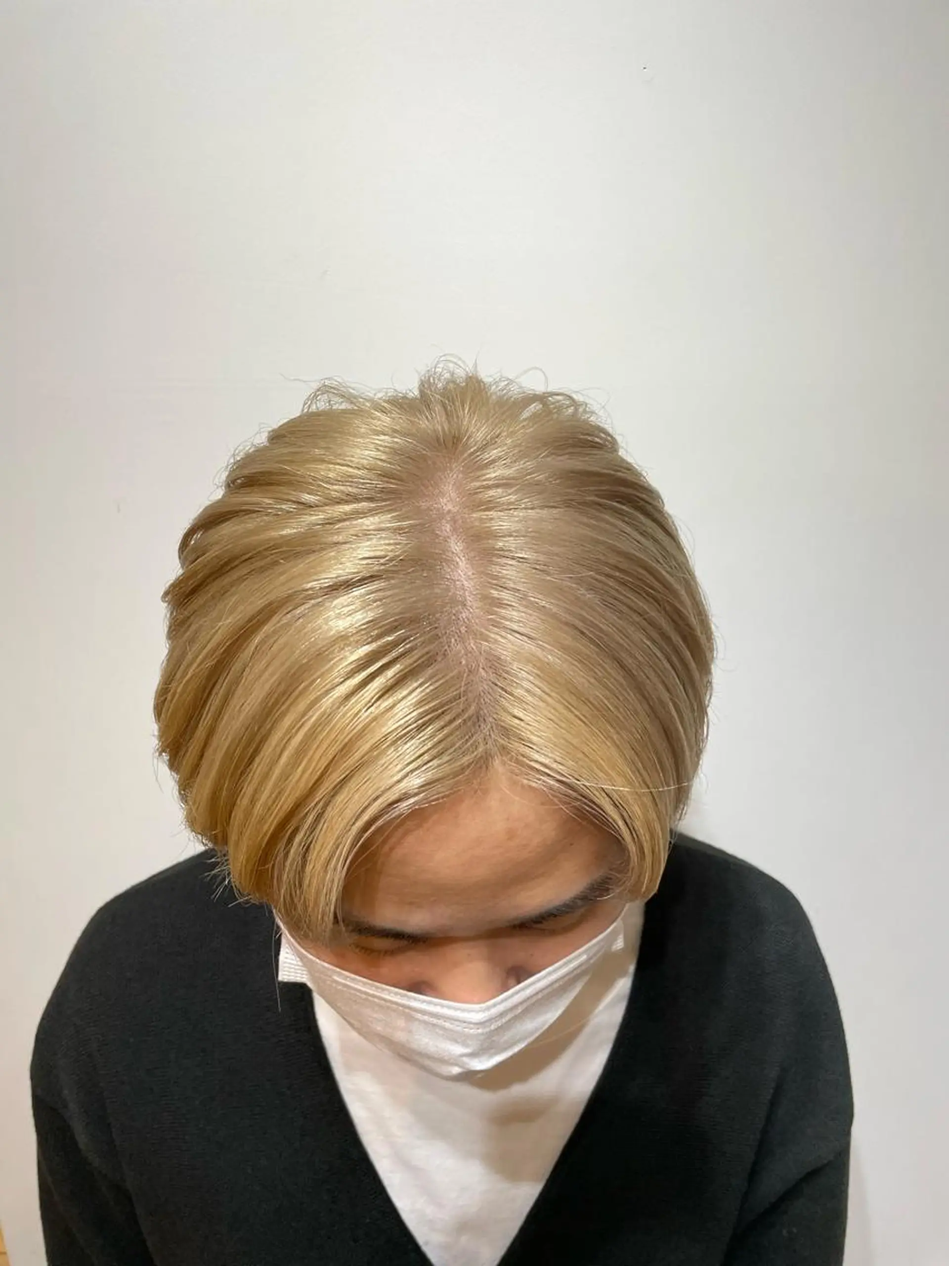 ショート カラー ネイル ⭐ハイトーンブリーチ ミルクティーピンクのヘアスタイル