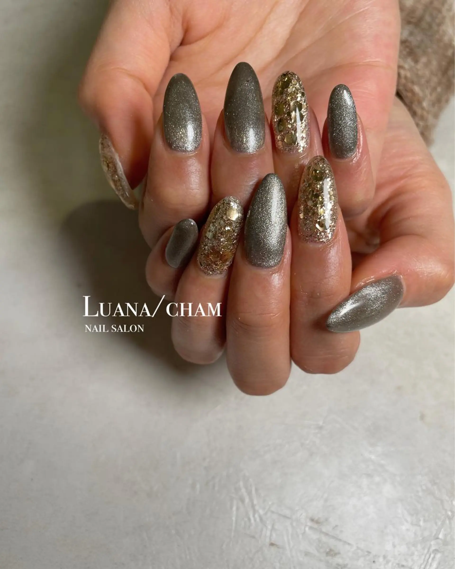 ロング ネイル ワンカラーネイル nail salon neigeのネイルデザイン