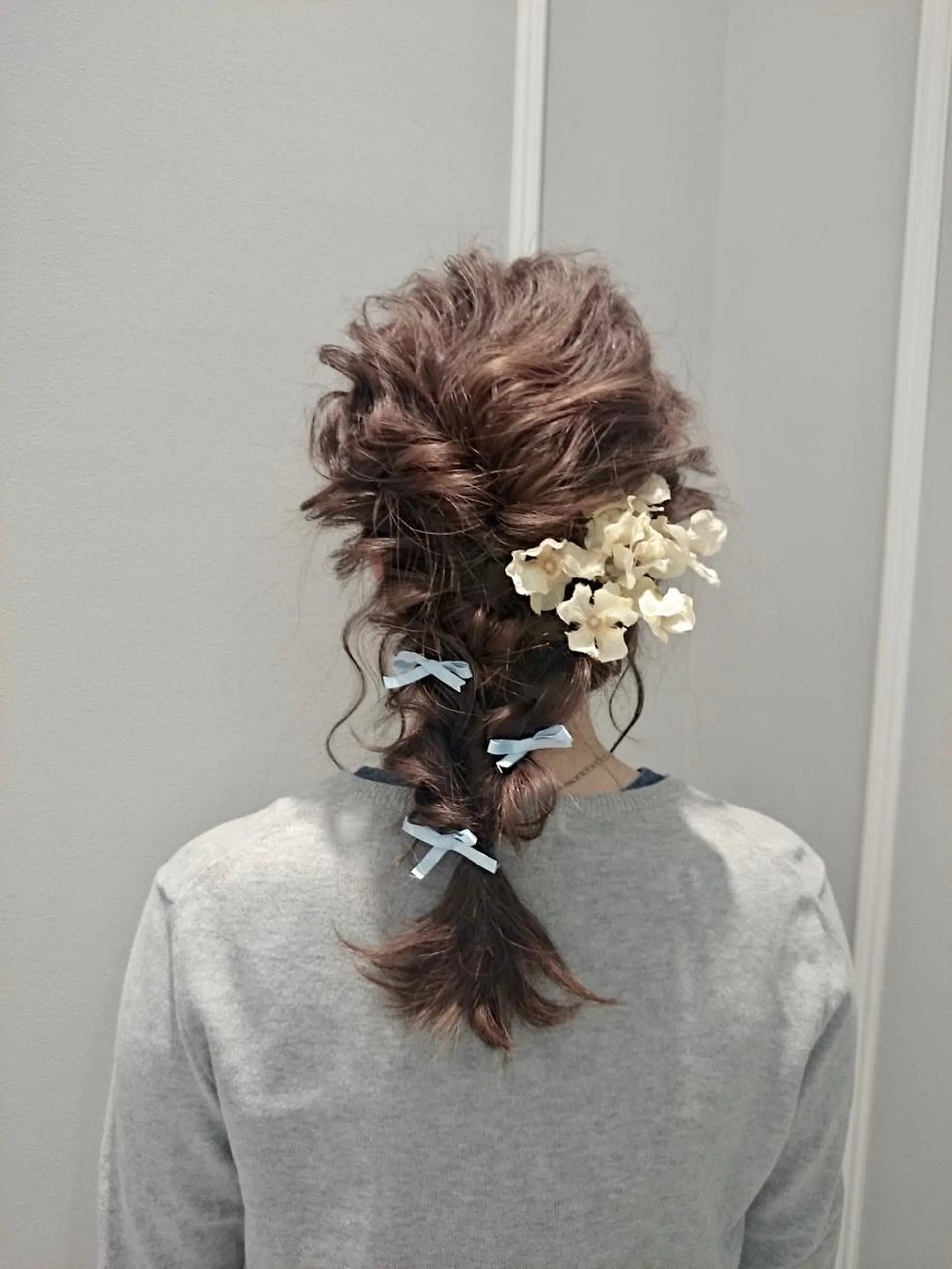 セミロング ヘアアレンジ 大人可愛いHair ❤︎Ayakoのヘアスタイル