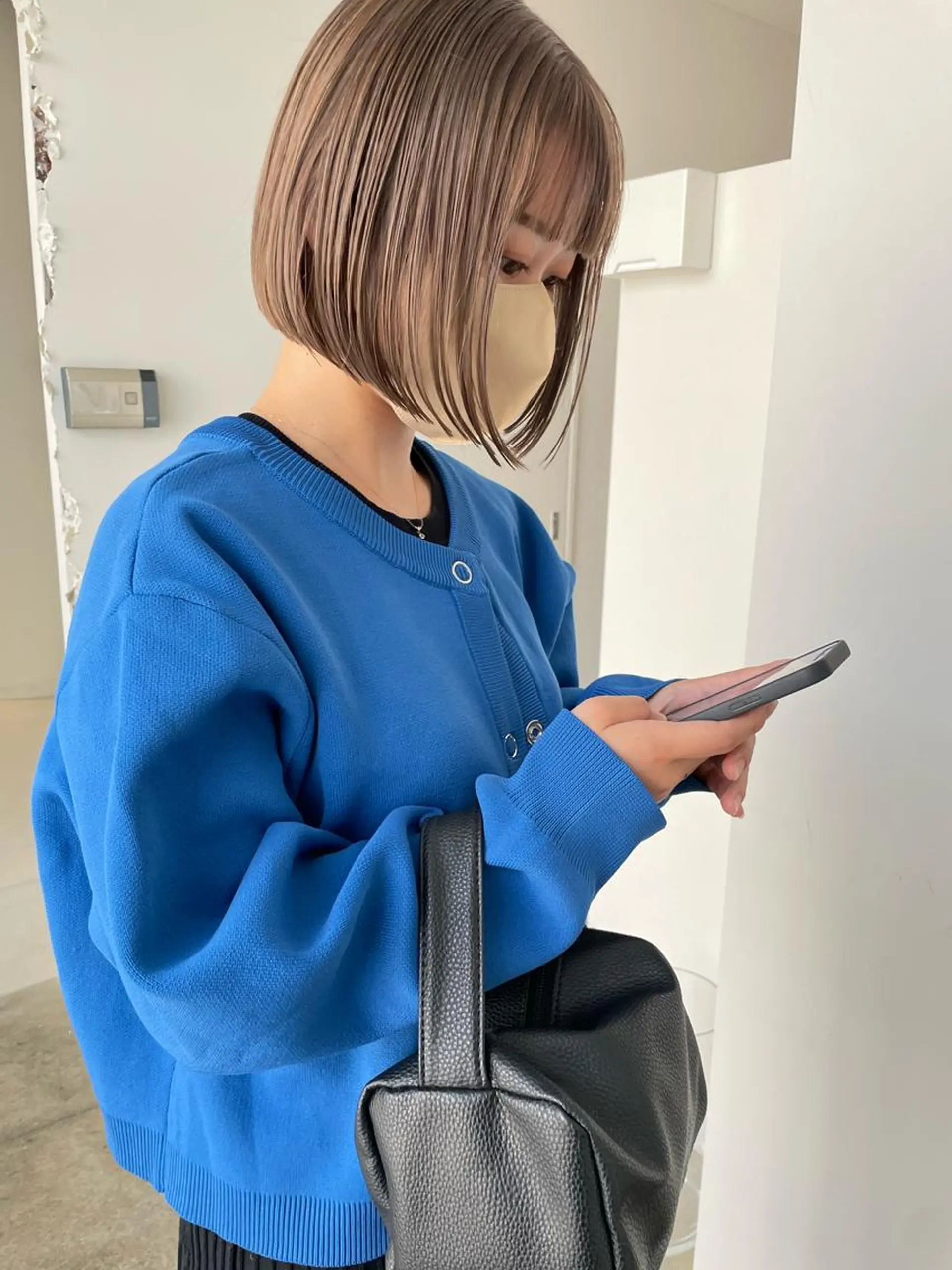 ショート カラー ブリーチ ヘアカラー 🔥ボブ／レイヤー／ shingoのヘアスタイル