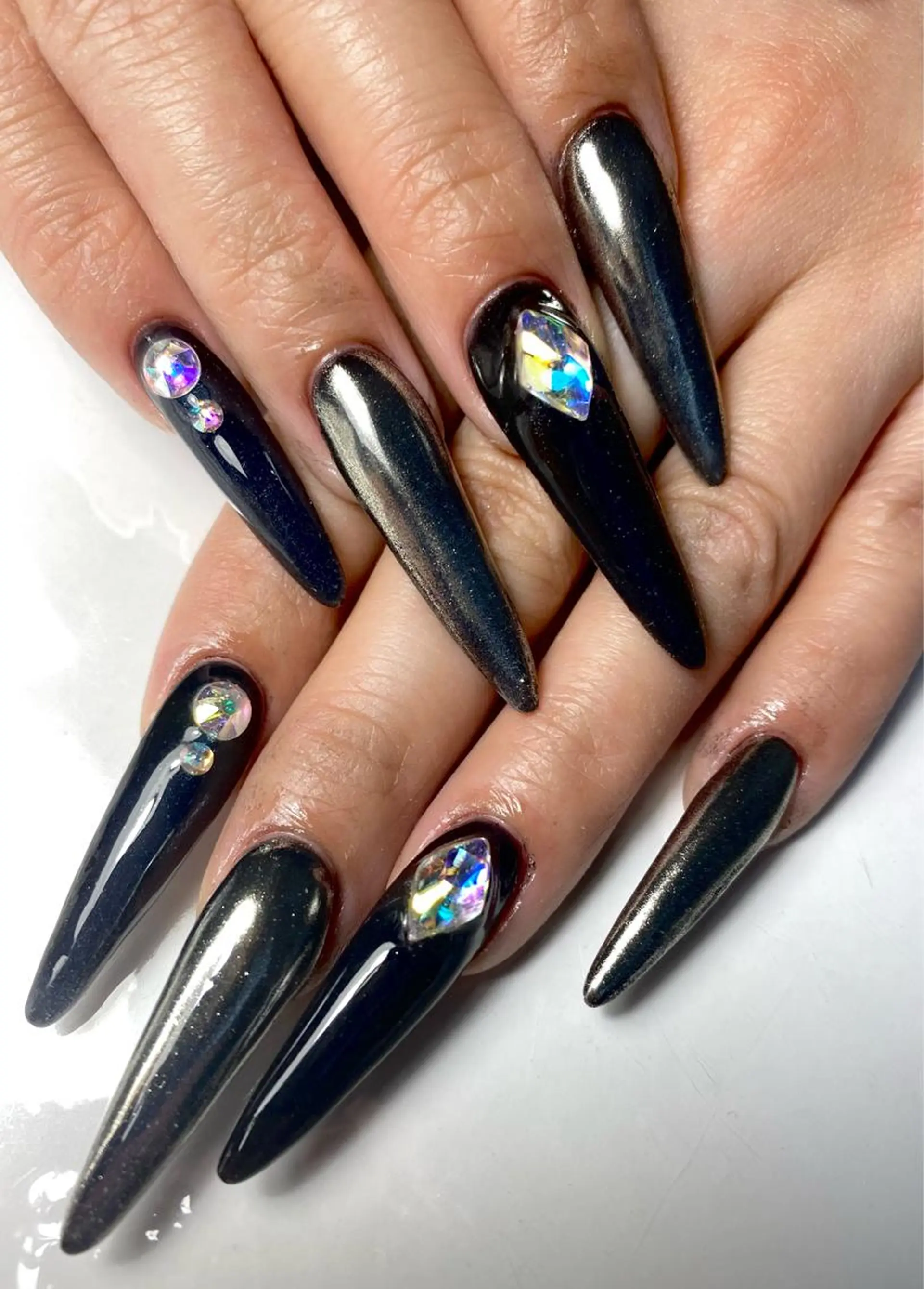 ロング ネイル アートネイル ミラーネイル スカルプネイル ストーンネイル ハンドネイル LUNE NAILのその他イメージ