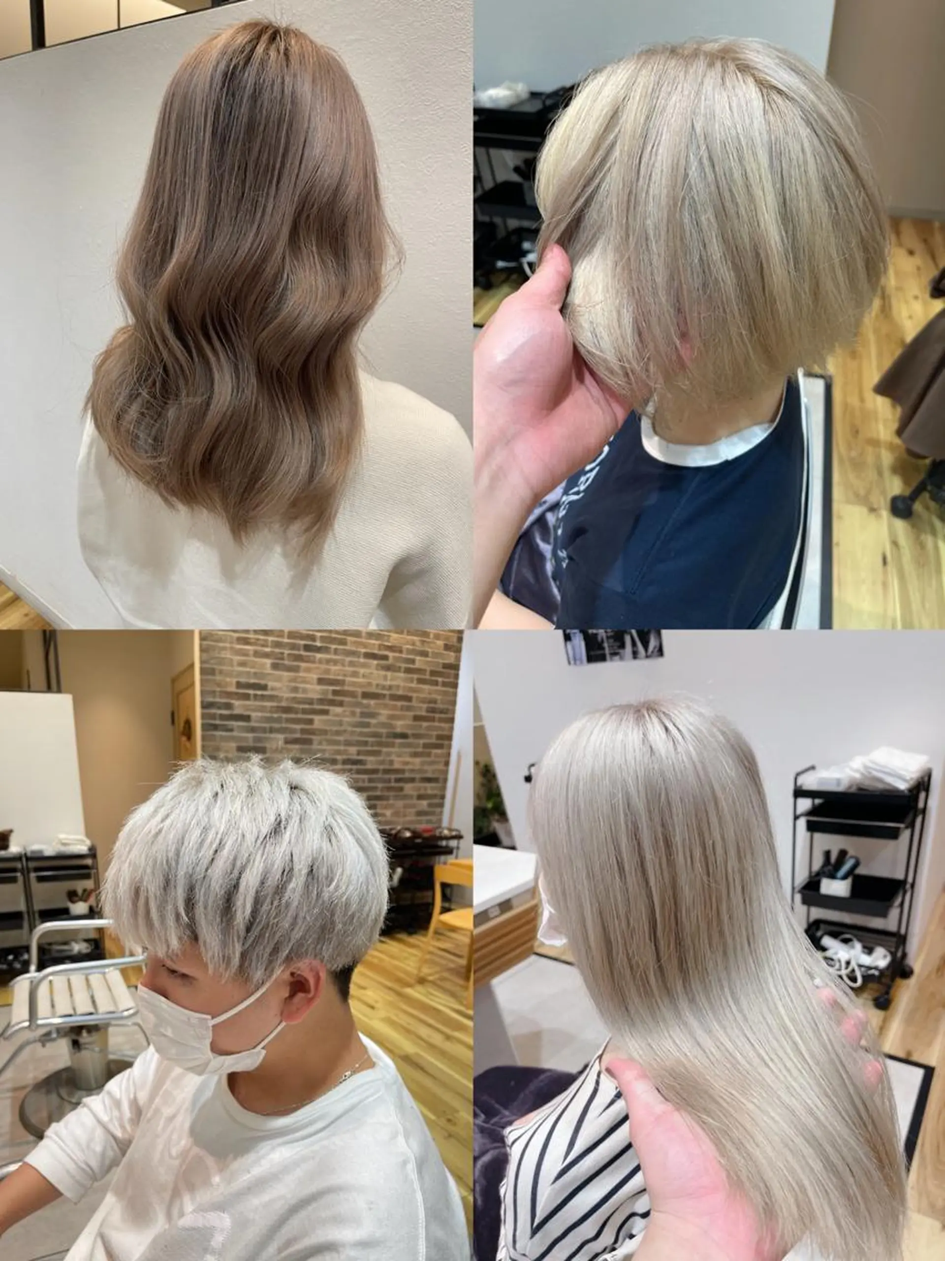 カラー ヘアカラー 碇山 楓己のヘアスタイル