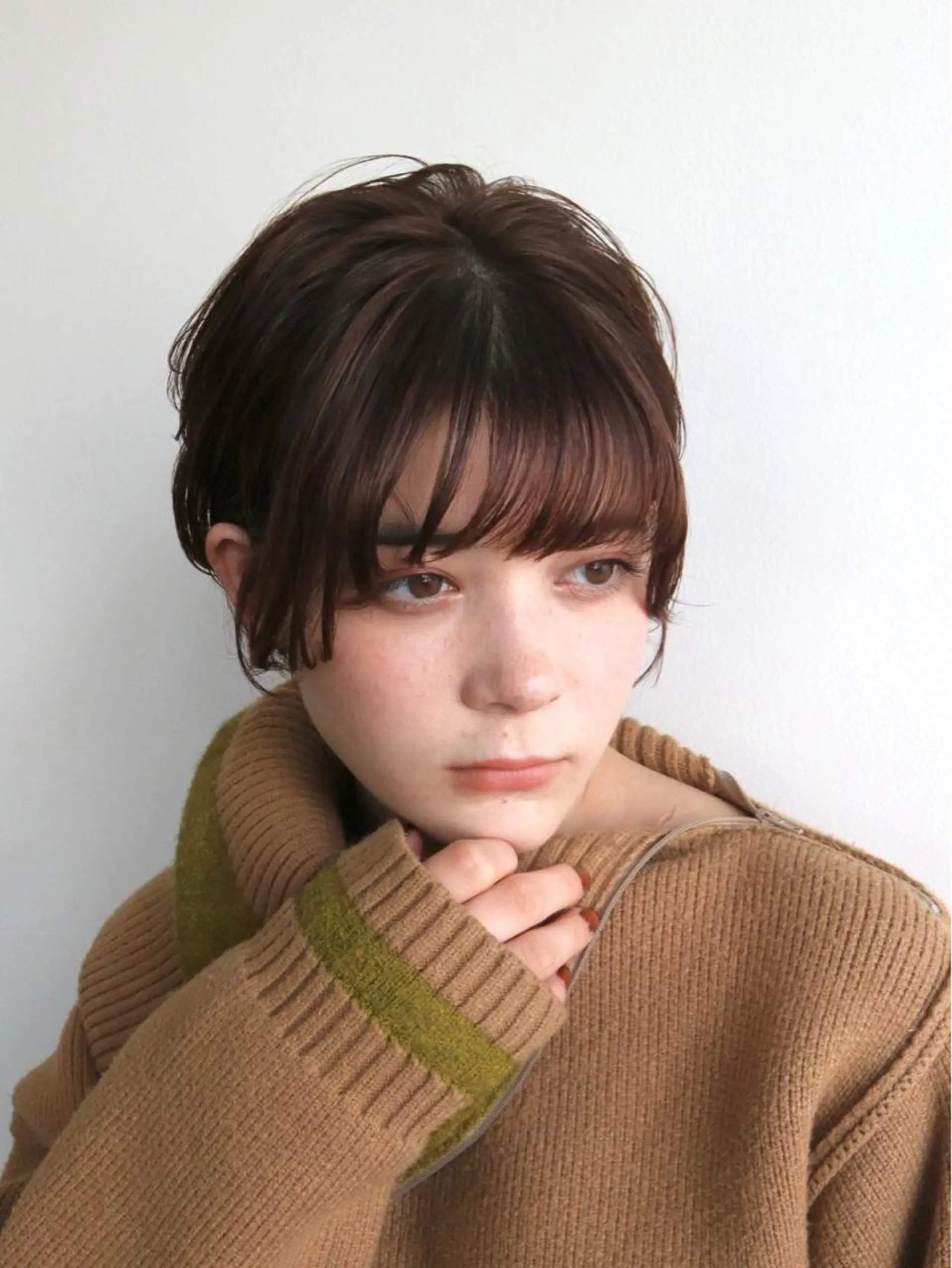 ショート カット ヘアカラー トリートメント ヘアセット 🌿似合わせ透明感 カラー松本朋幸🌿のヘアスタイル