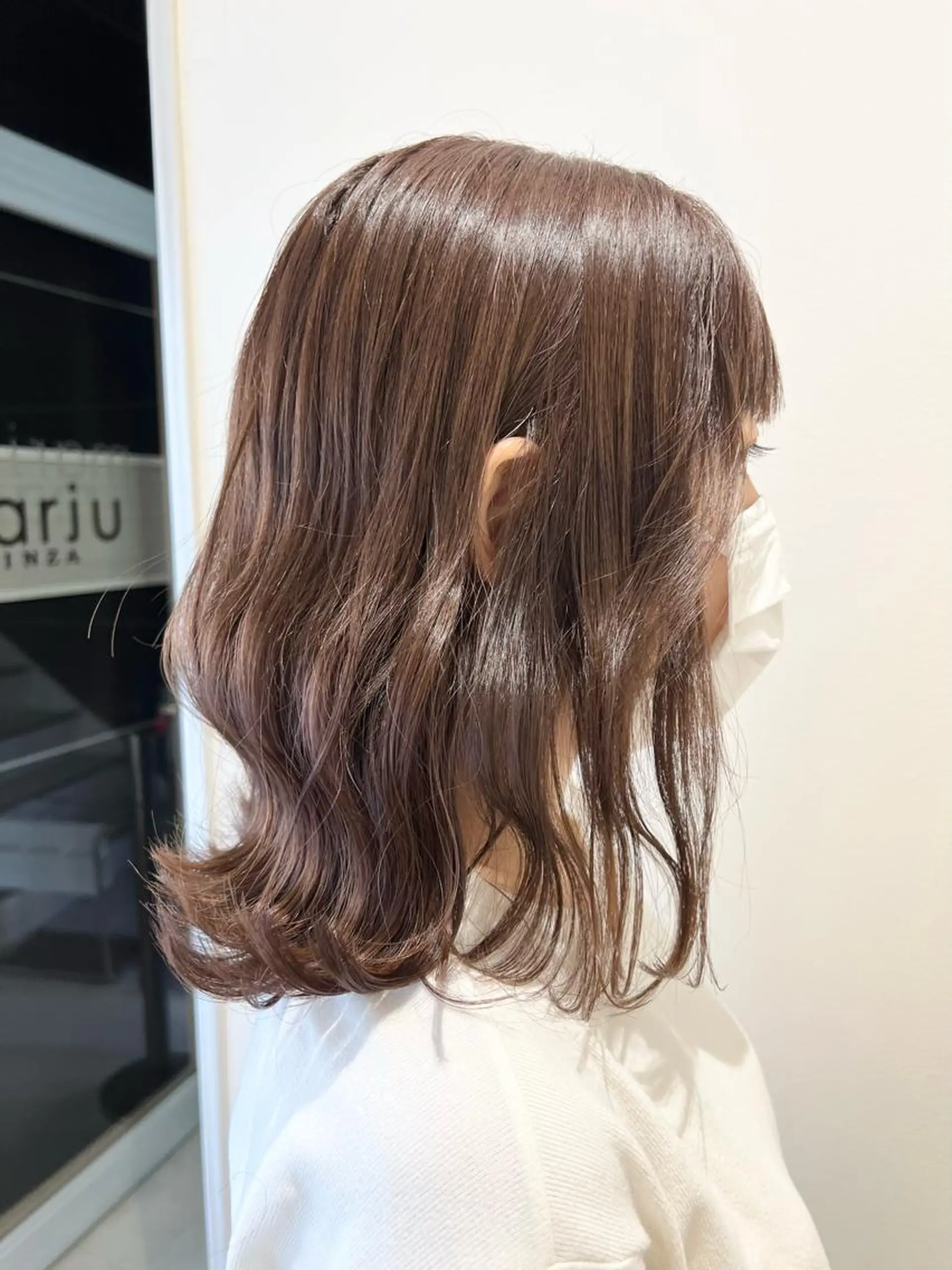 ミディアム カラー ヘアアレンジ 韓国レイヤー🖤🤍 /うえのゆずのヘアスタイル