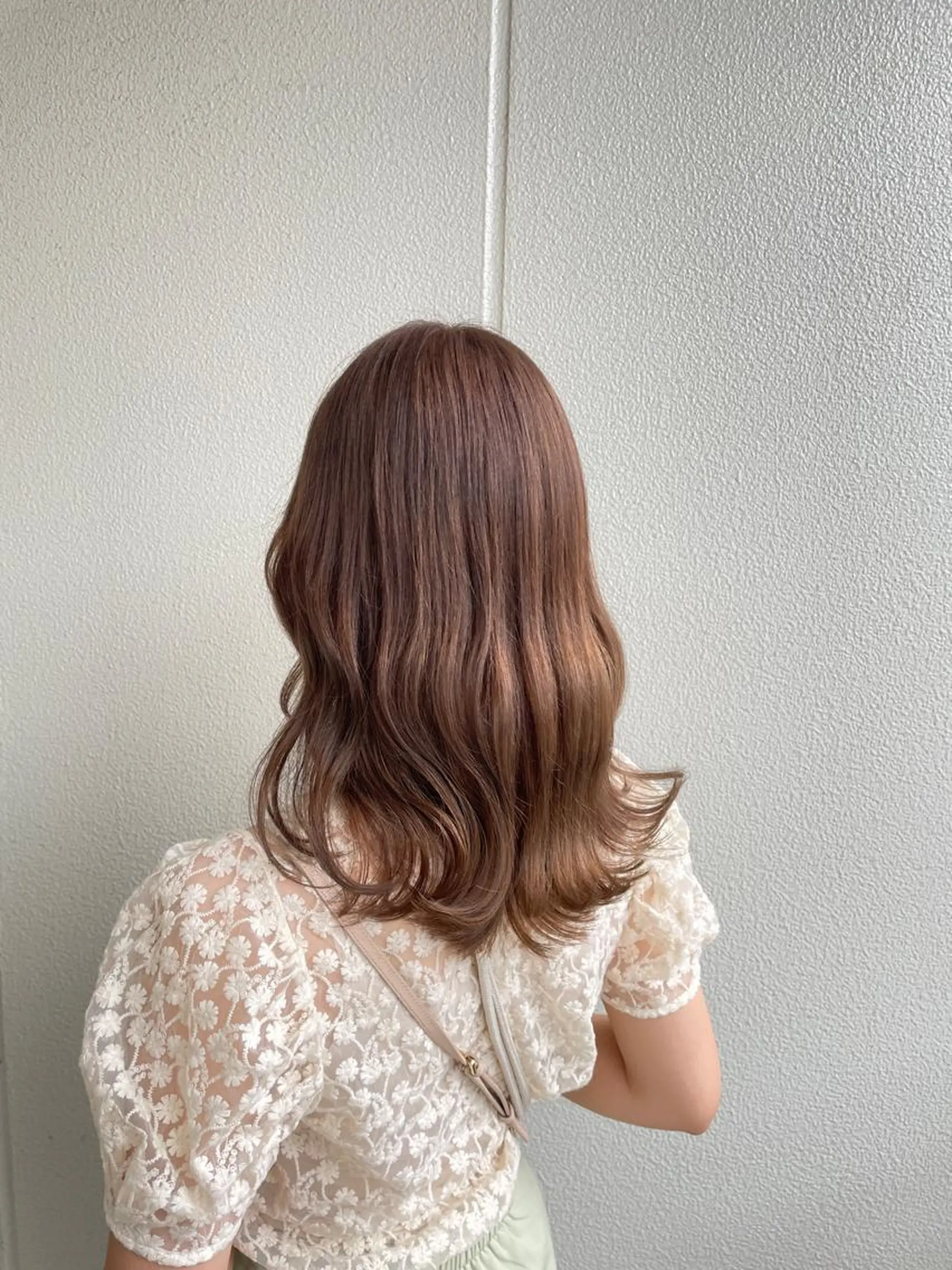 ロング カラー ヘアアレンジ ブラウンカラー ショコラブラウン ヘアカラー トリートメント ヘッドスパ ヘアセット 艶髪✨寒色カラー✨ 翁長孝輔のヘアスタイル