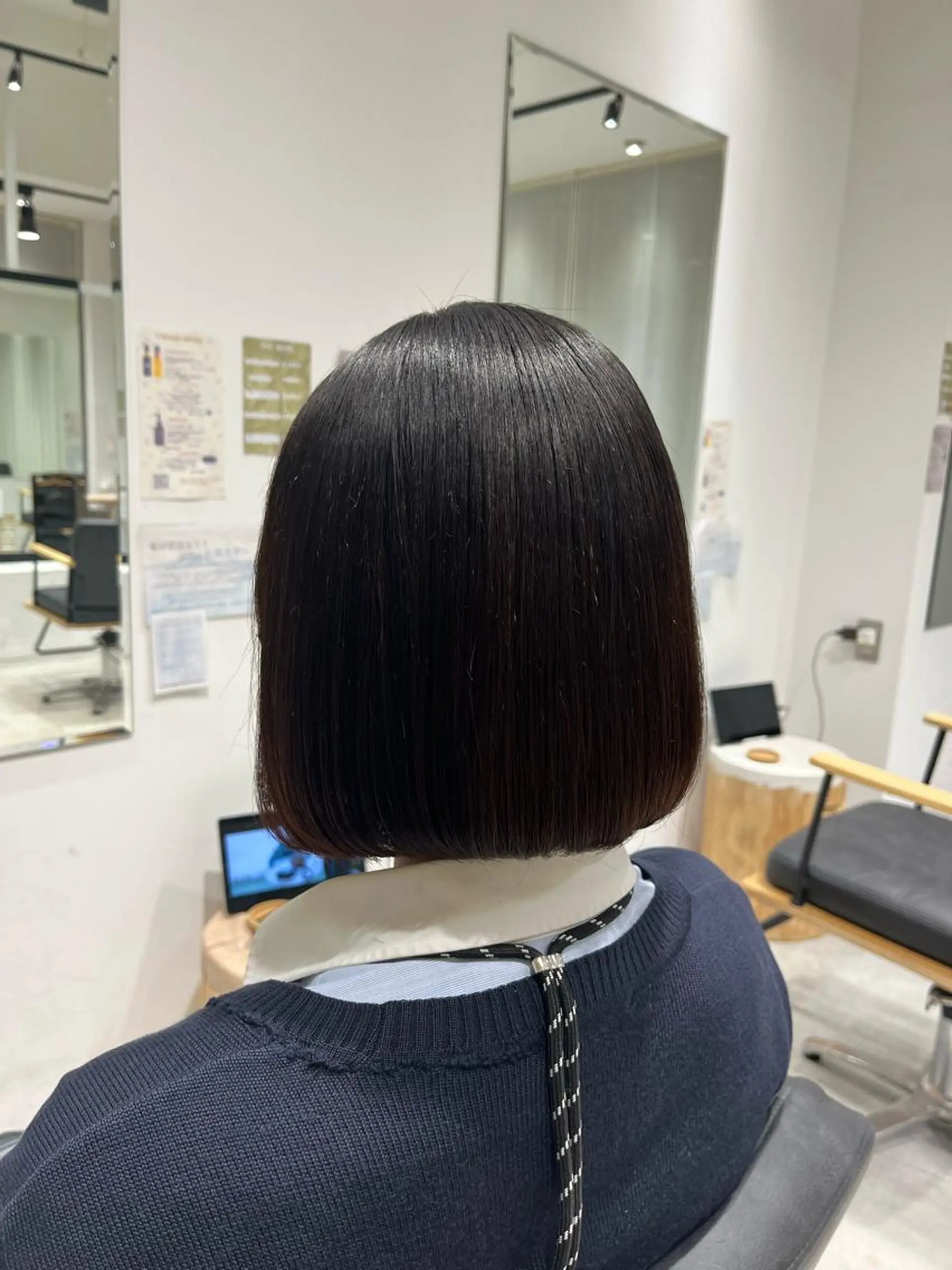 ショート カット 縮毛矯正 ボブ/美髪矯正 /佐藤　奈巳のヘアスタイル