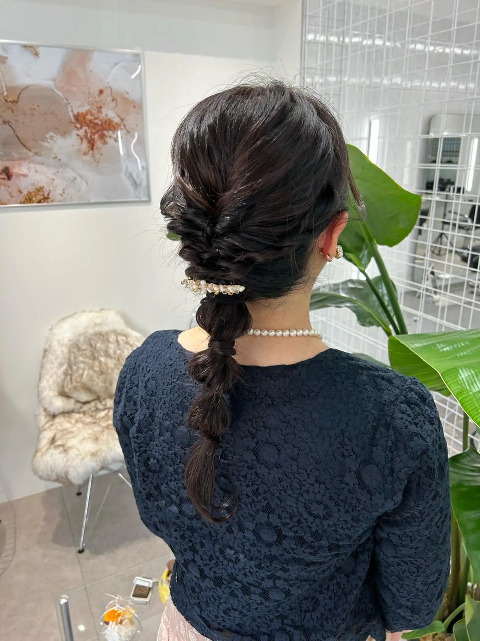 ロング カラー ヘアアレンジ 卒業式ヘアセット🎀 ヘアアレンジのヘアスタイル