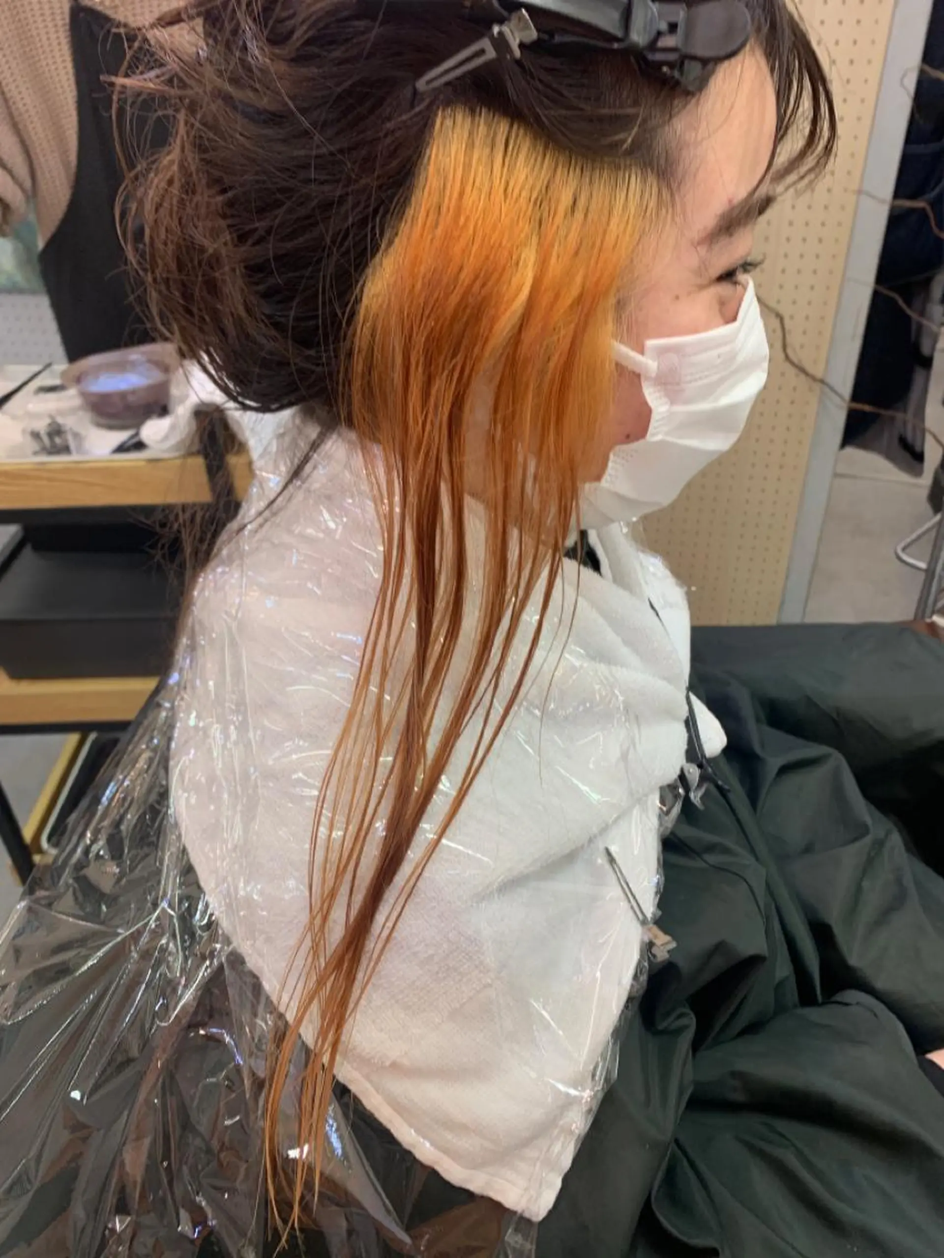 セミロング カット ヘアカラー パーマ 縮毛矯正 トリートメント 艶髪color💎髪 質改善ストレート大吉のヘアスタイル