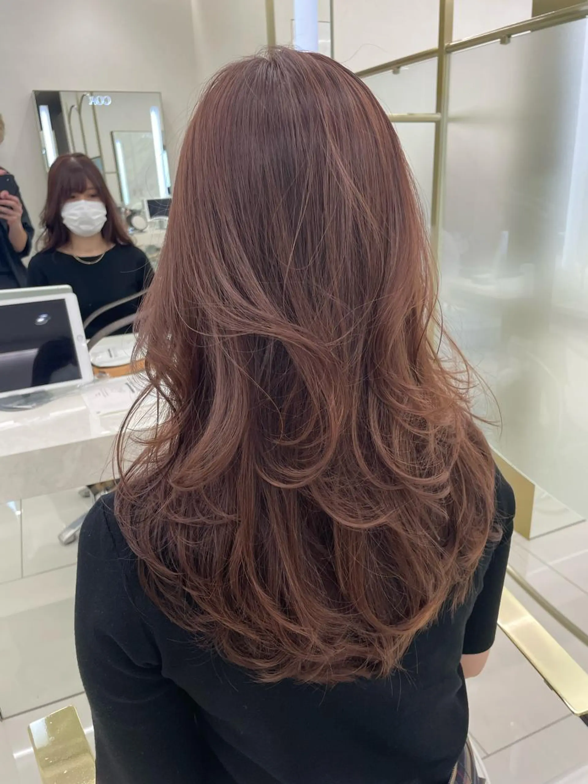 ロング カラー COA GINZA 空也/前髪/顔まわりのヘアスタイル